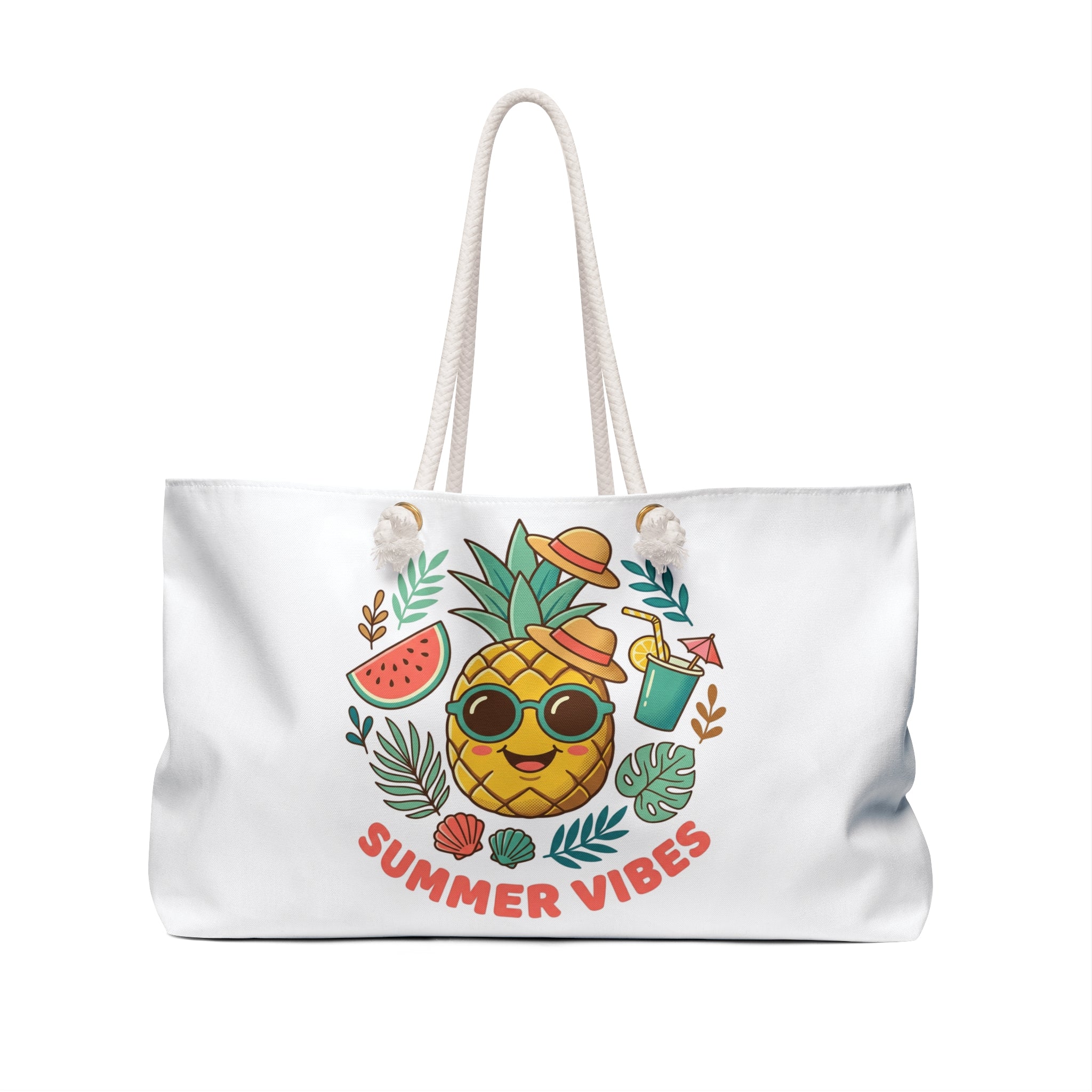 Summer Vibes Pineapple Weekender Bag