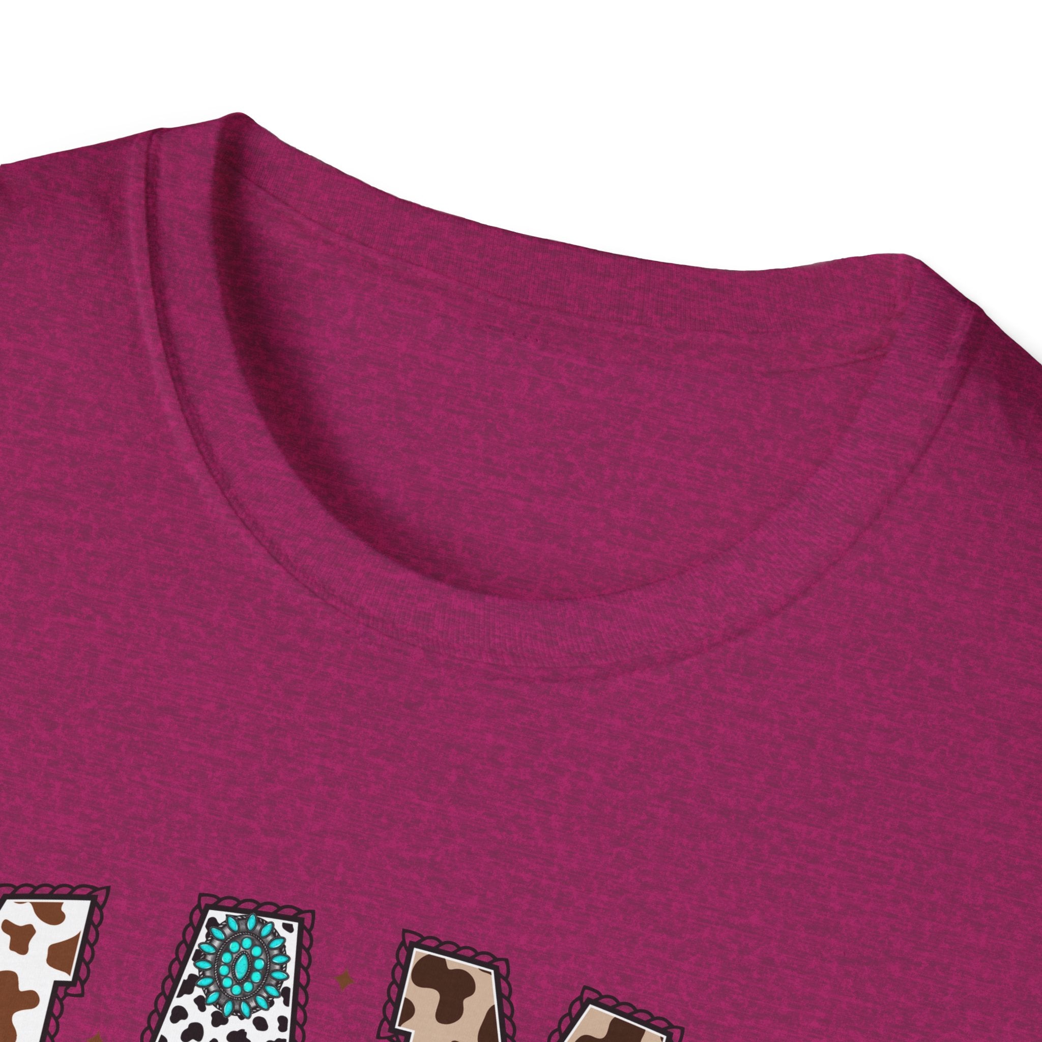 Mama Leopard Print Tee with Teal Bow – Cute Mother's Day Shirt