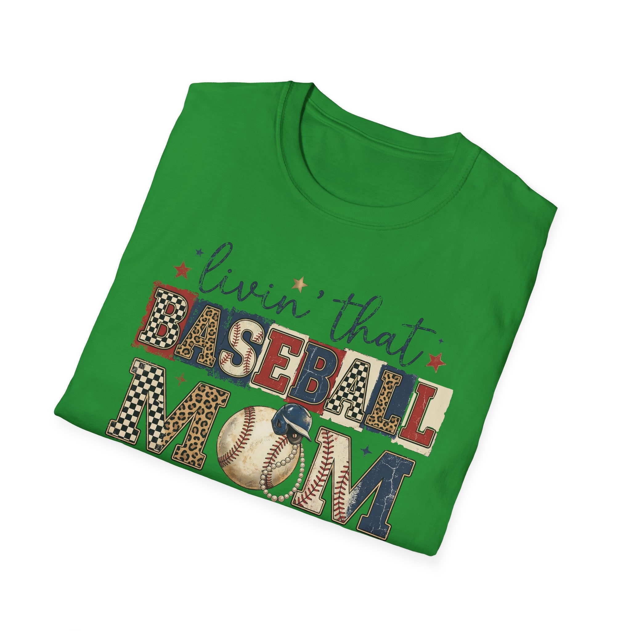 Baseball Mom Life T-Shirt — Livin' That Baseball Mom Life Graphic Tee