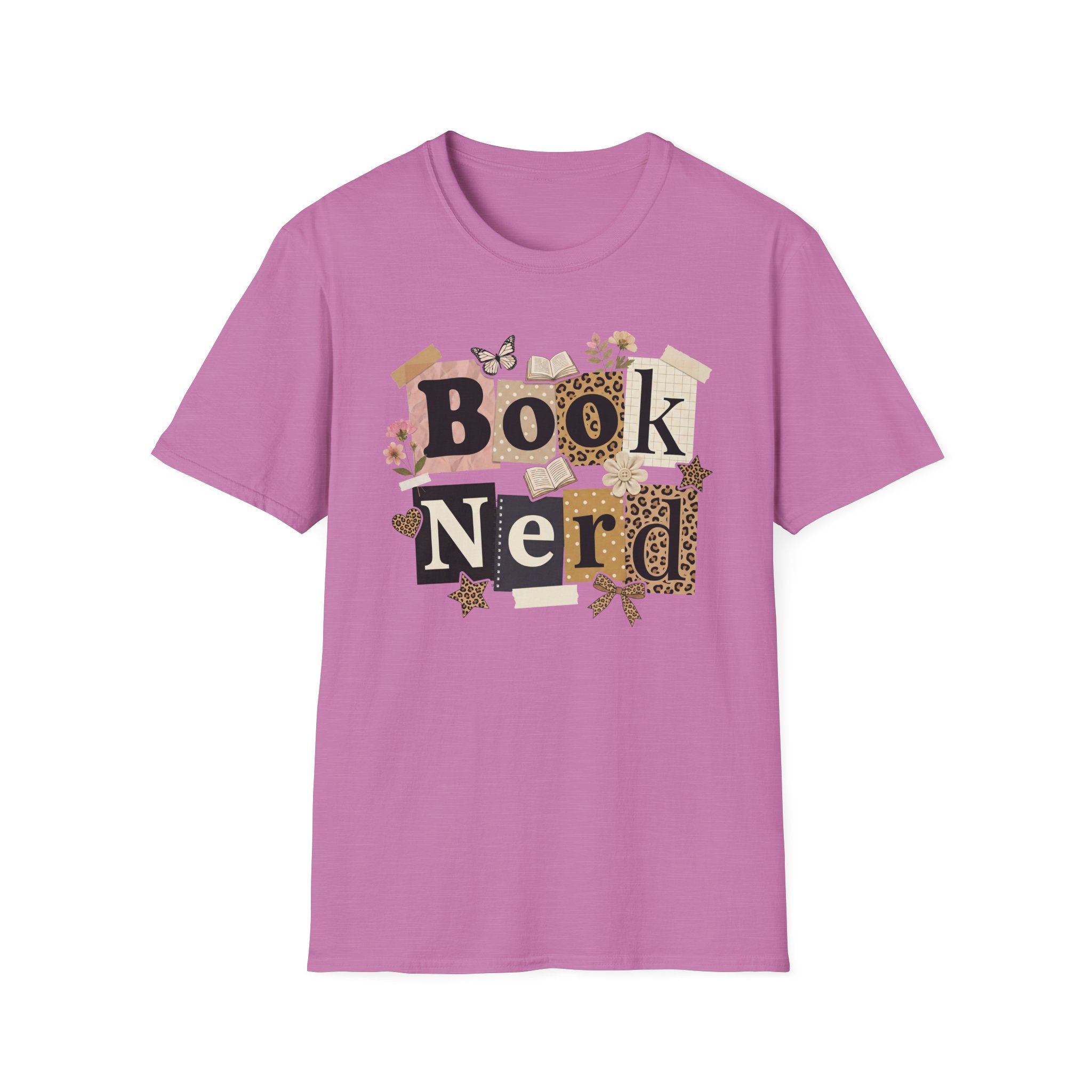 Book Nerd T-Shirt — Vintage Collage Reading Lover Tee