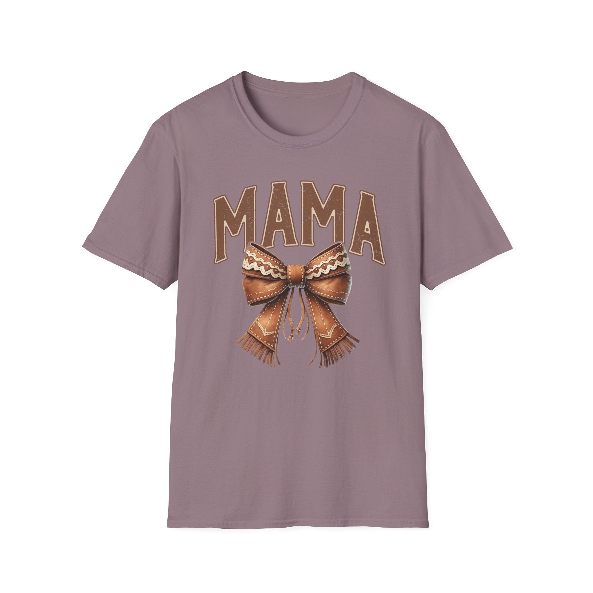 Mama Bow T-Shirt — Vintage Rustic Mom Graphic Tee for Mother's Day
