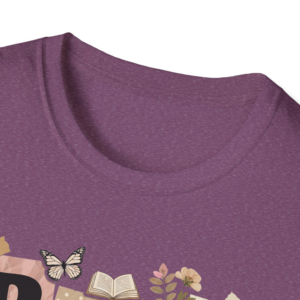 Book Nerd T-Shirt — Vintage Collage Reading Lover Tee