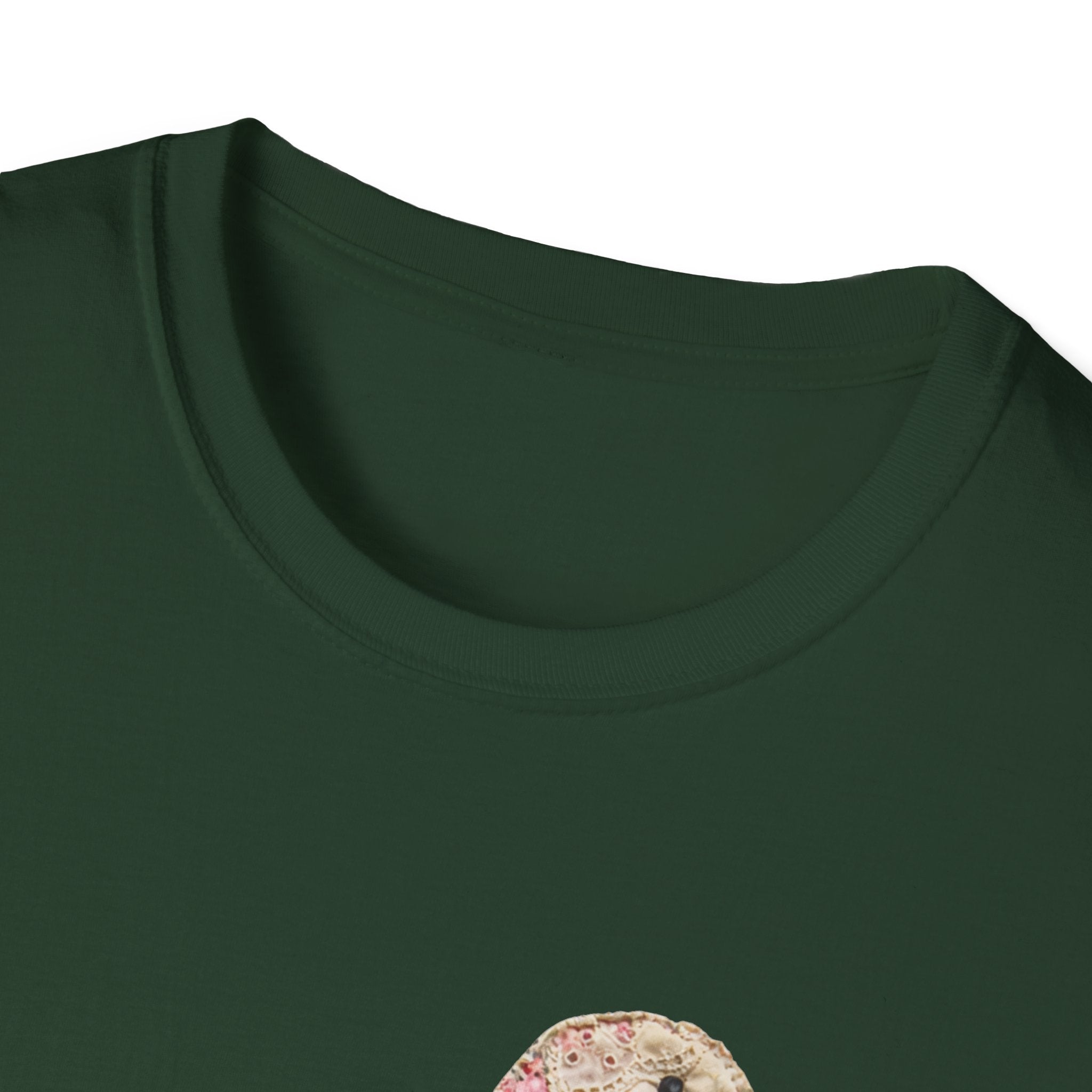 Vintage Patchwork Duck T-Shirt — Cute Floral Goose with Bow Tee