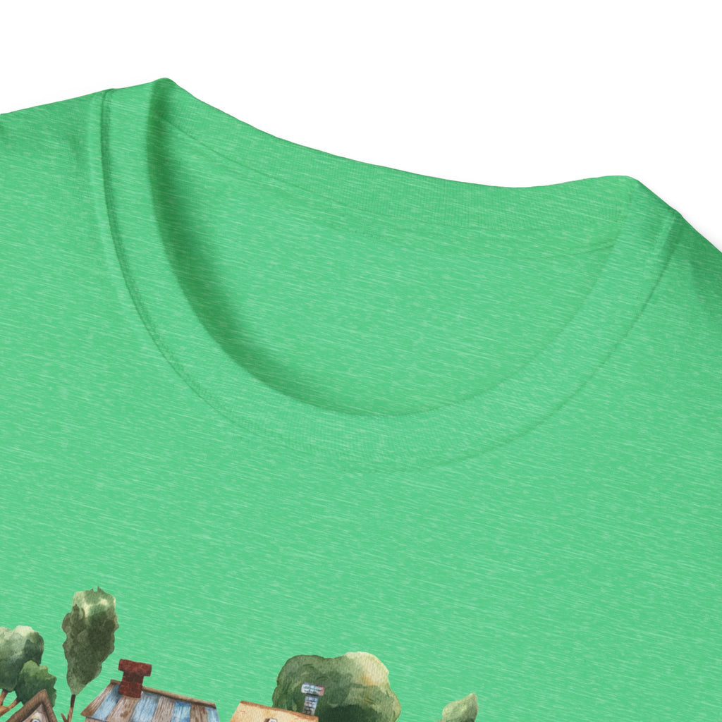 Neighborhood Houses T-Shirt — "Mr. Rogers did not adequately prepare me for the people in my neighborhood"