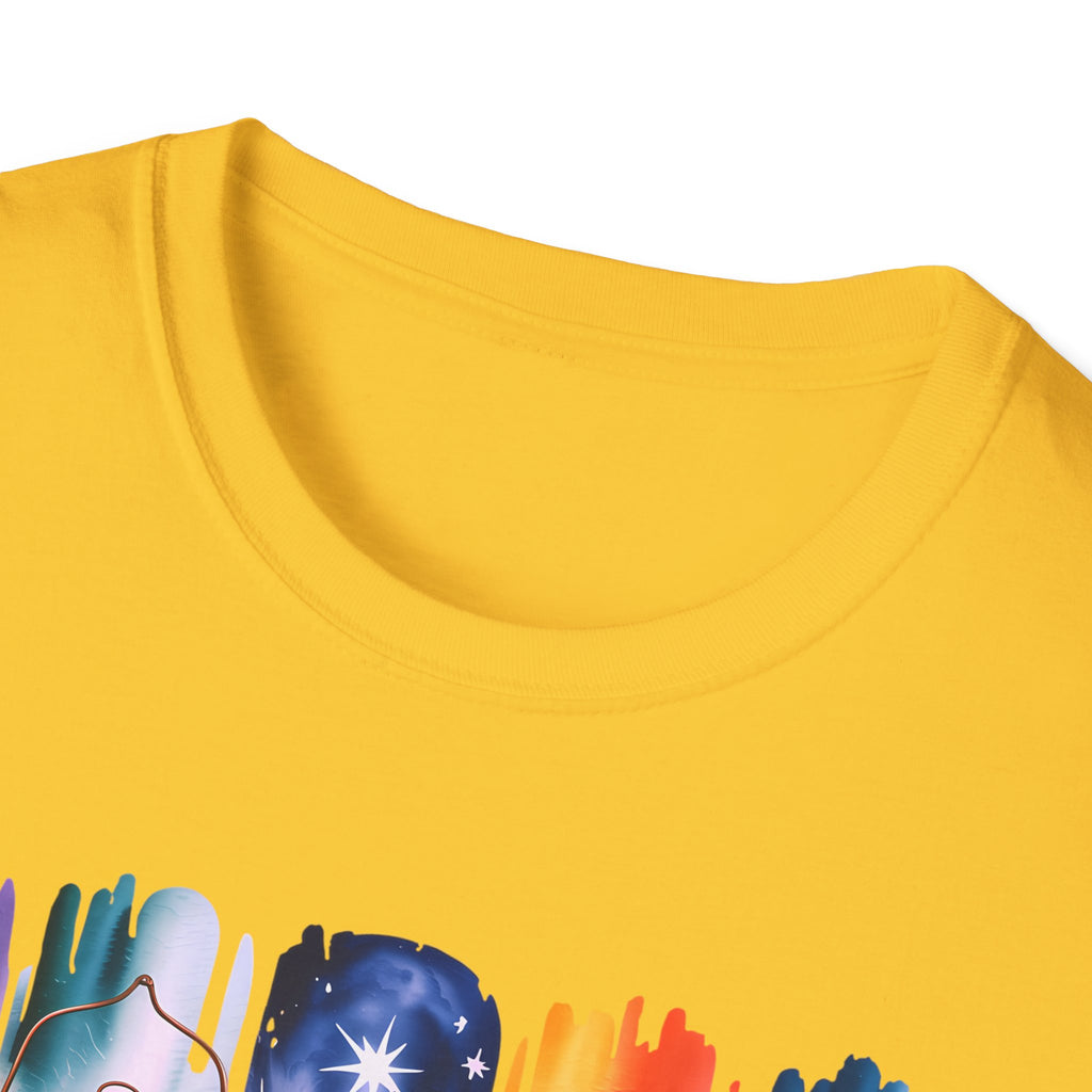 Camping Mode T-Shirt — Watercolor Campfire Lantern Tent Graphic Tee