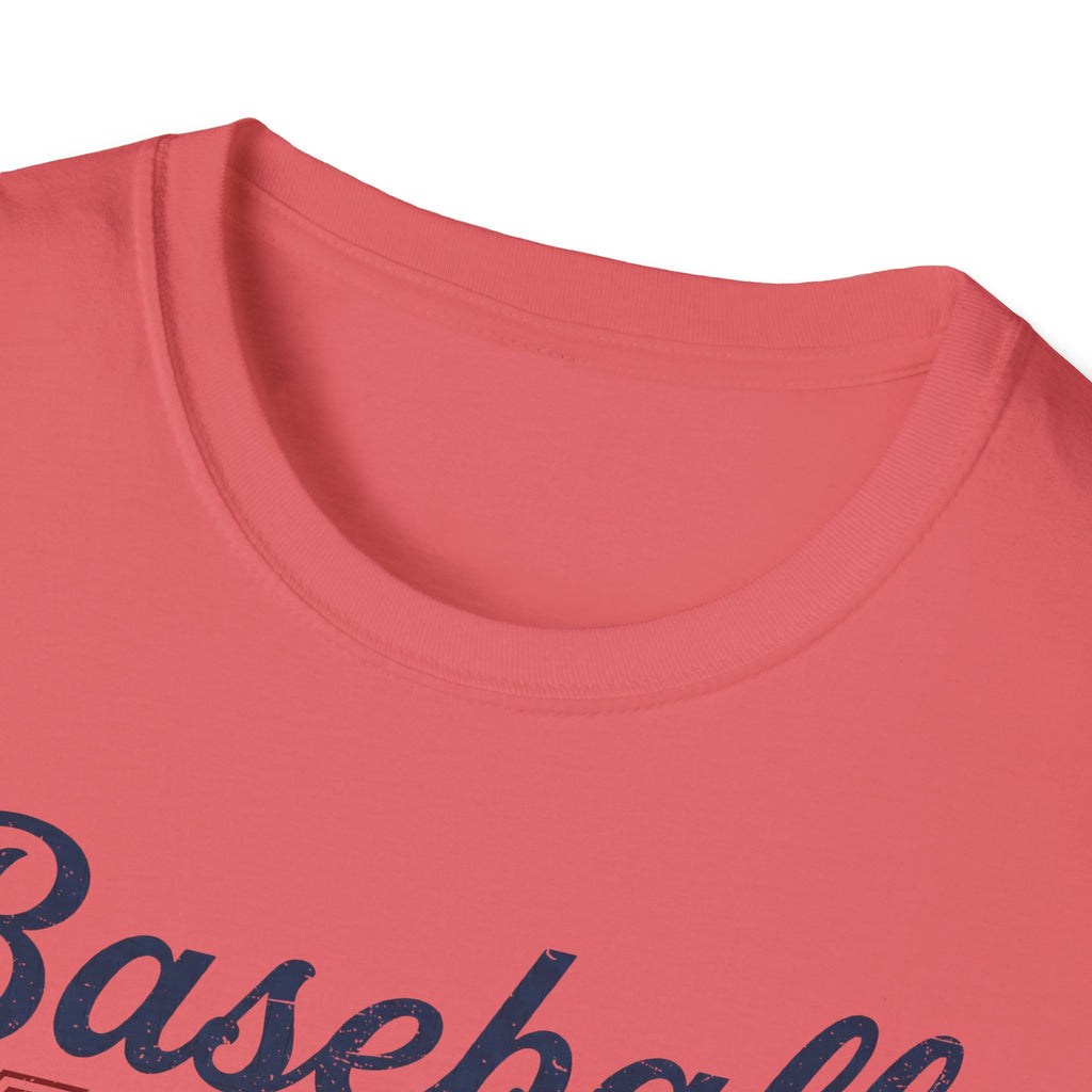 Baseball Mama T-Shirt — Retro Bow Baseball Mom Tee