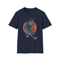 Tiger Blaze T-Shirt — Retro Flaming Tiger Graphic Tee
