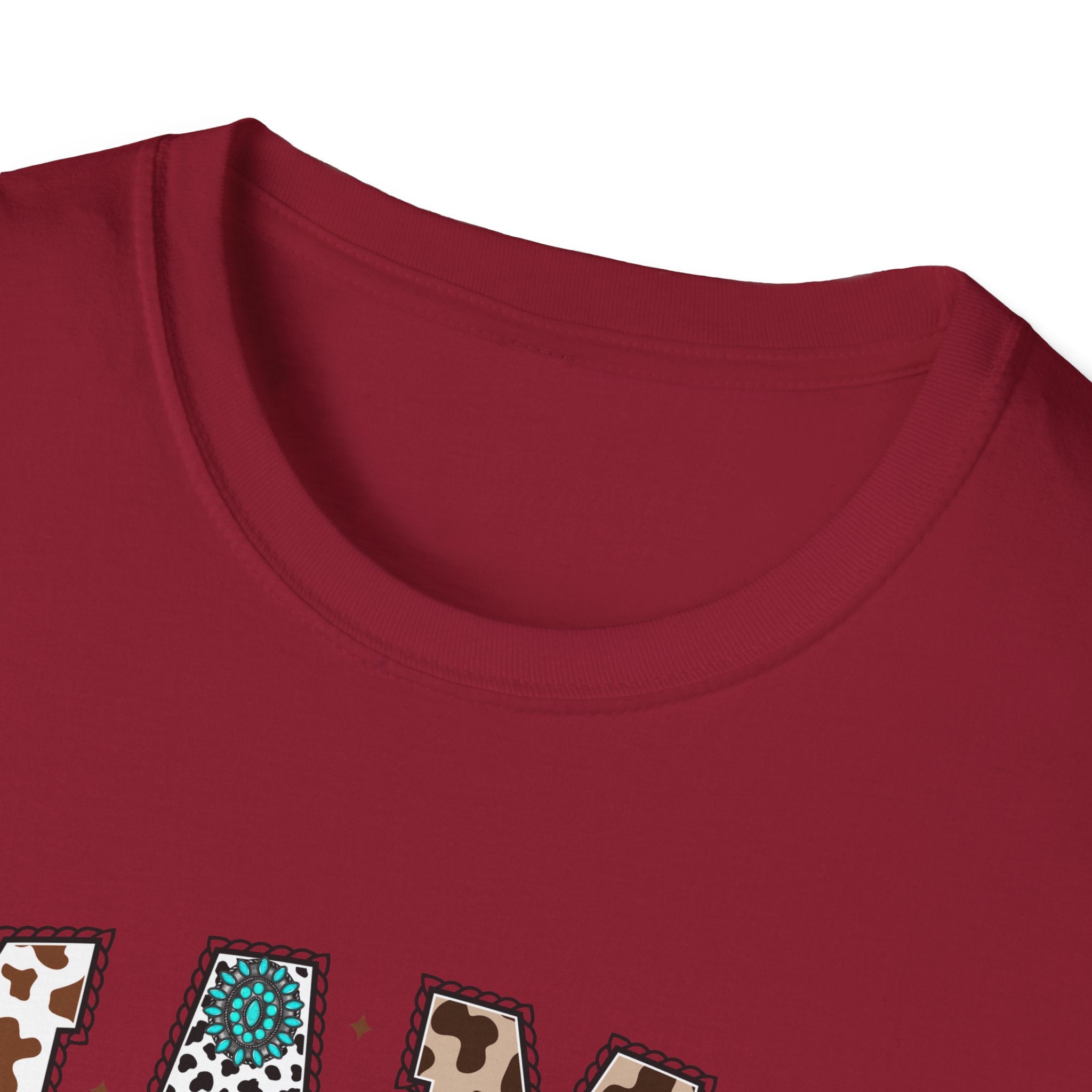 Mama Leopard Print Tee with Teal Bow – Cute Mother's Day Shirt