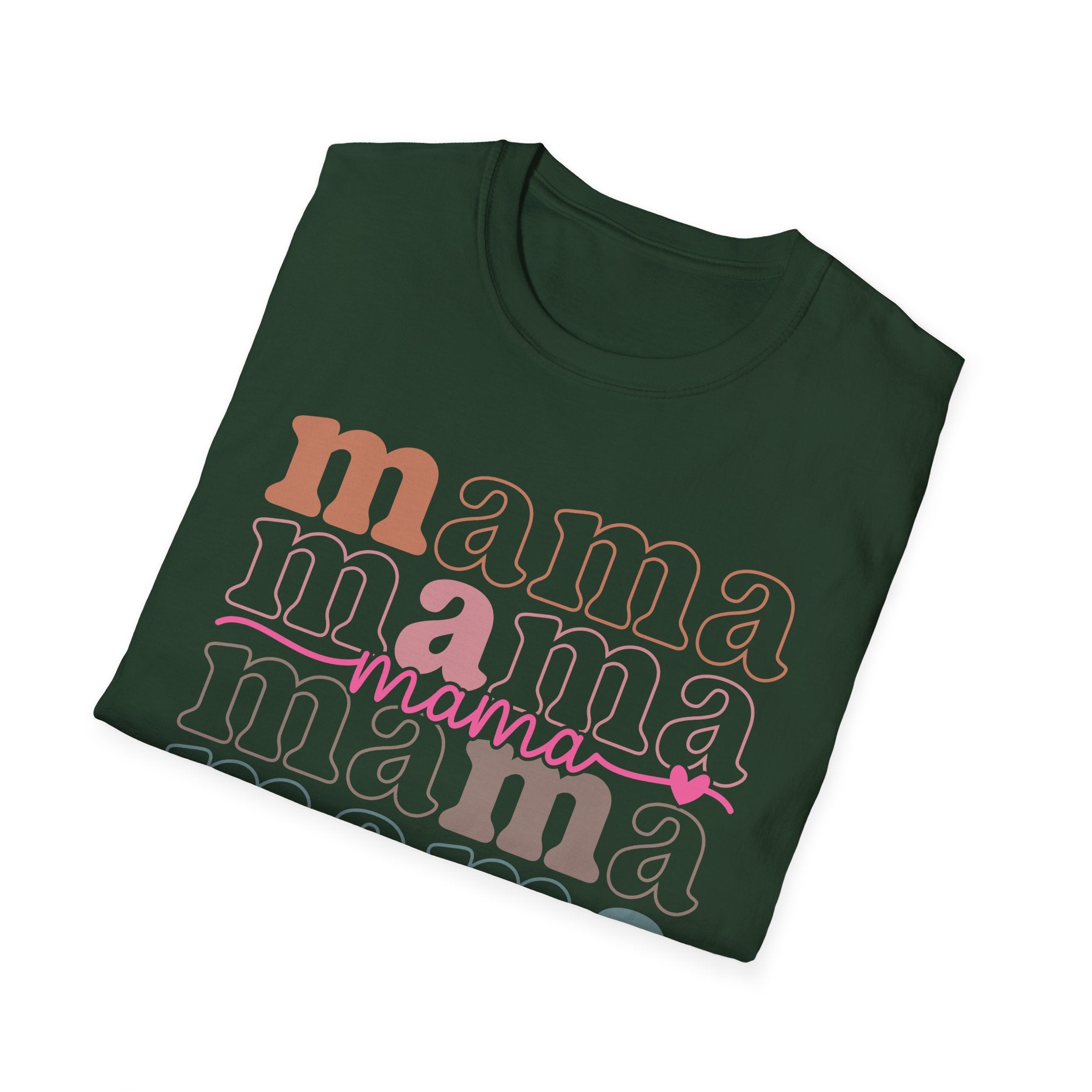 Mama Retro Stack T-Shirt — Feminine Mother’s Day Tee