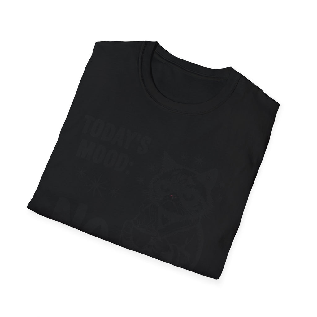 Funny "Today's Mood: No" Cat T-Shirt