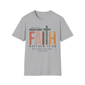 Faith Mountains T-Shirt — Matthew 17:20 Christian Inspirational Tee