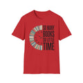 Book Lover T‑Shirt — "So Many Books, So Little Time" Clock Design