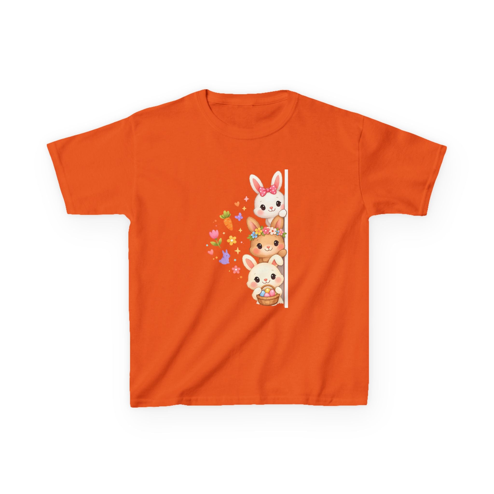 Kids Tee — Cute Stacked Woodland Animals with Bunnies & Squirrel Design