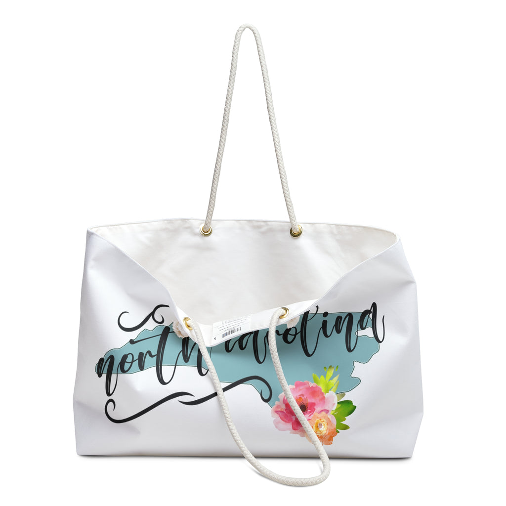 North Carolina Weekender Bag – Floral State Tote