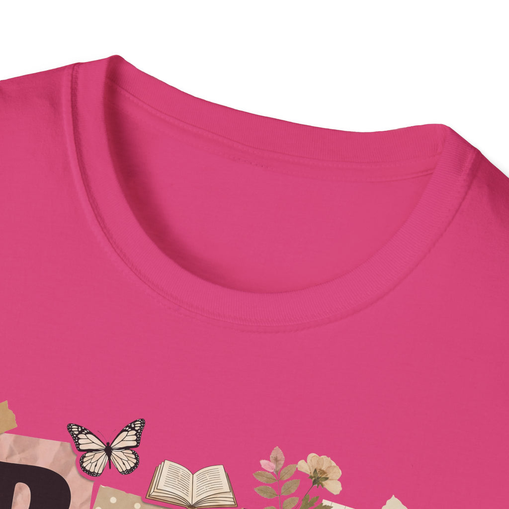 Book Nerd T-Shirt — Vintage Collage Reading Lover Tee