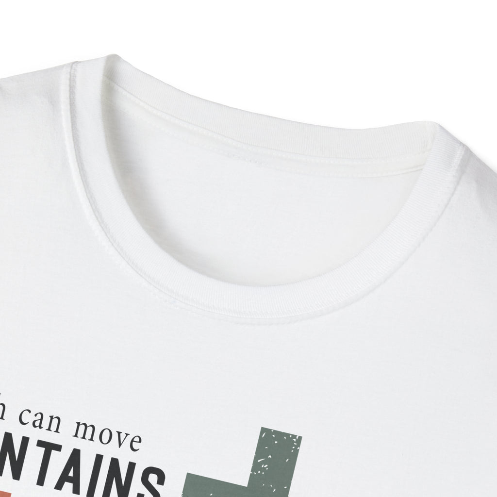 Faith Mountains T-Shirt — Matthew 17:20 Christian Inspirational Tee