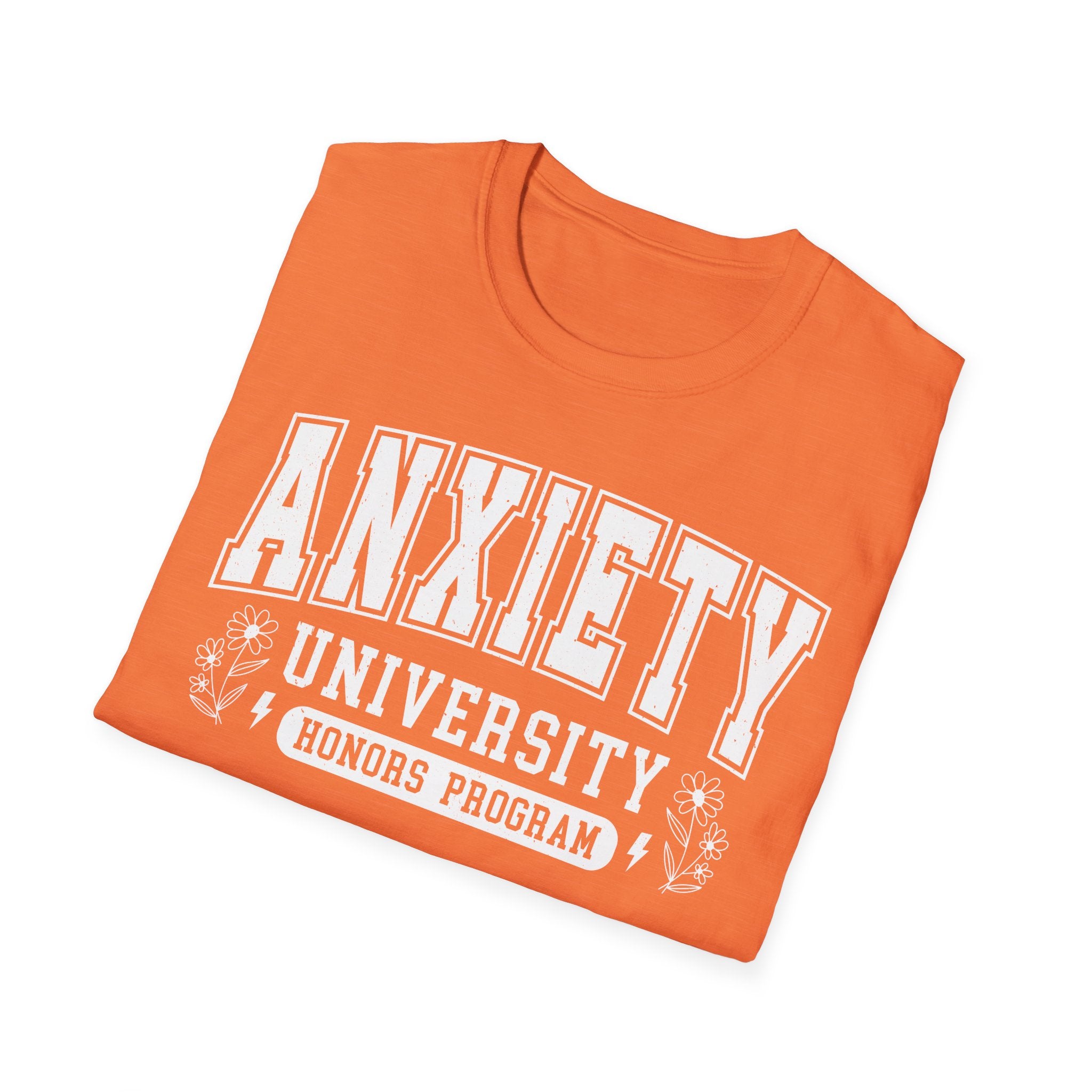 Anxiety University T-Shirt – "Anxiety University Honors Program" College Style Tee