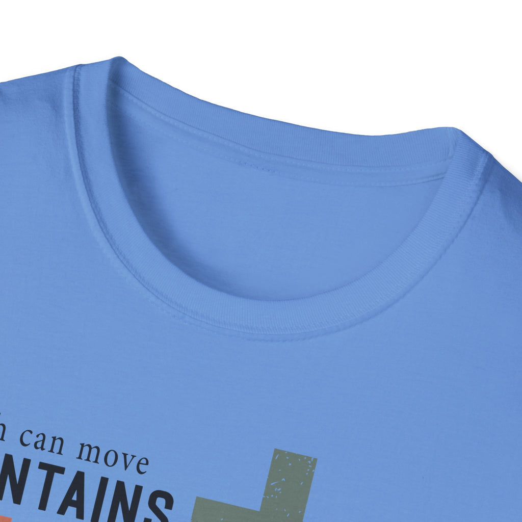 Faith Mountains T-Shirt — Matthew 17:20 Christian Inspirational Tee