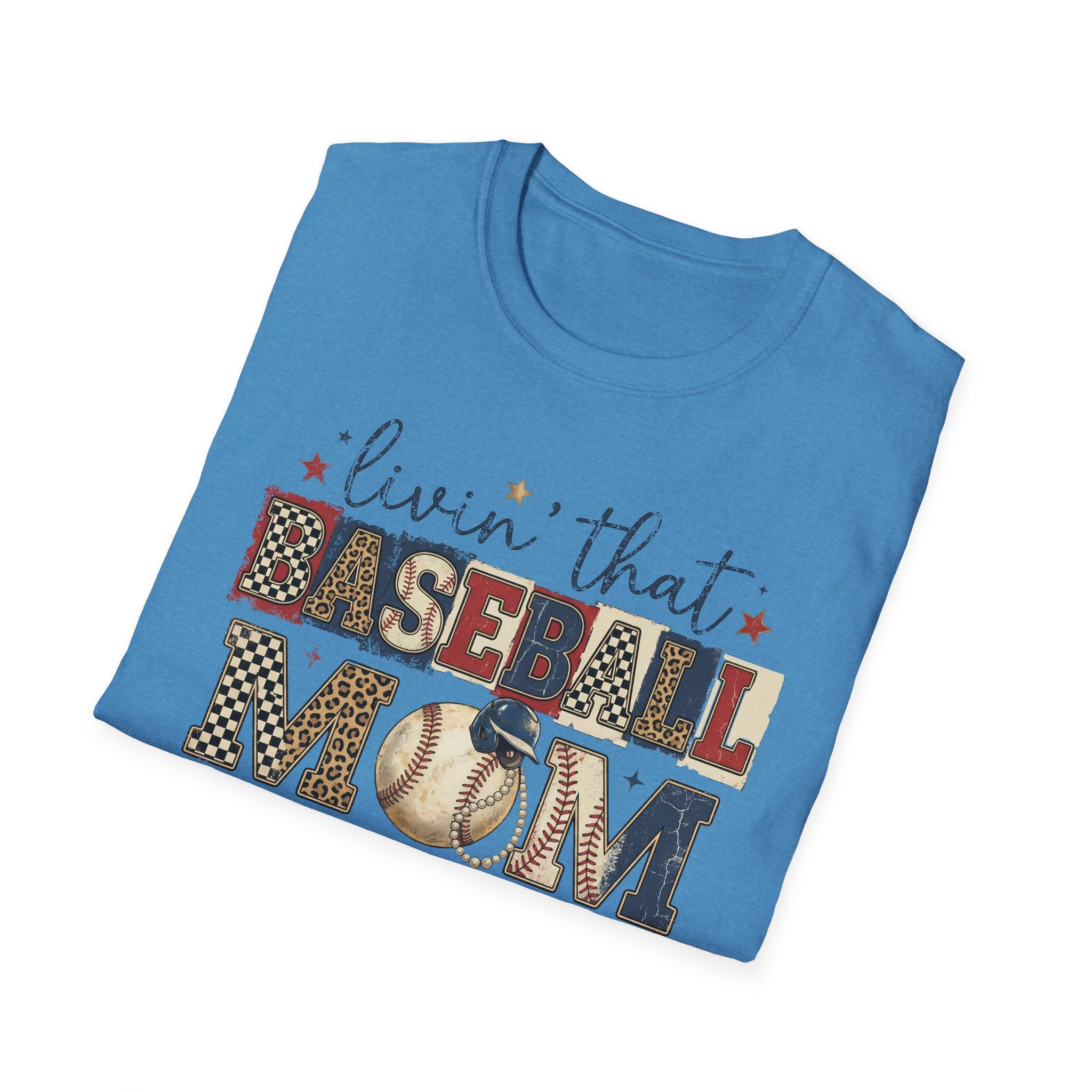 Baseball Mom Life T-Shirt — Livin' That Baseball Mom Life Graphic Tee