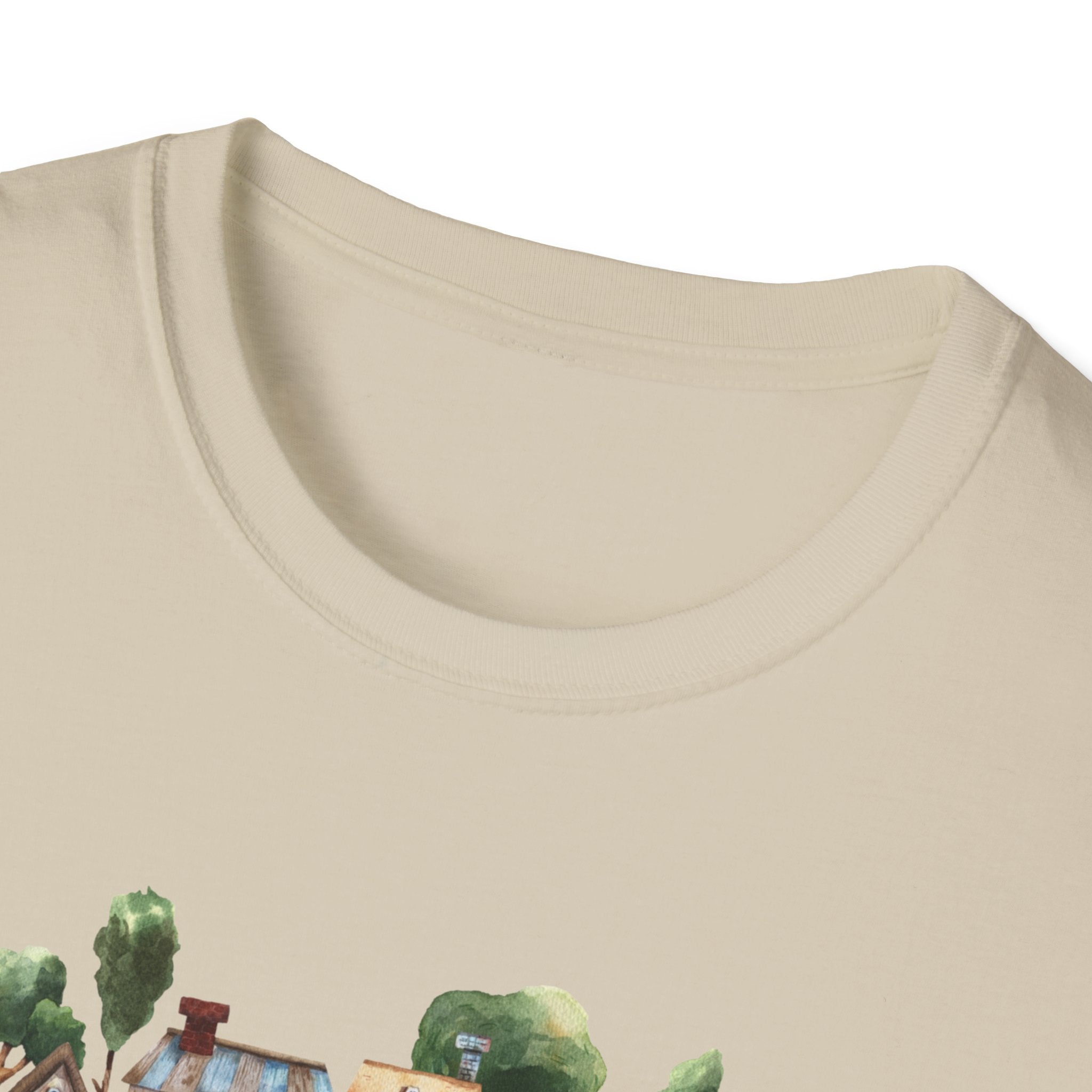 Neighborhood Houses T-Shirt — "Mr. Rogers did not adequately prepare me for the people in my neighborhood"