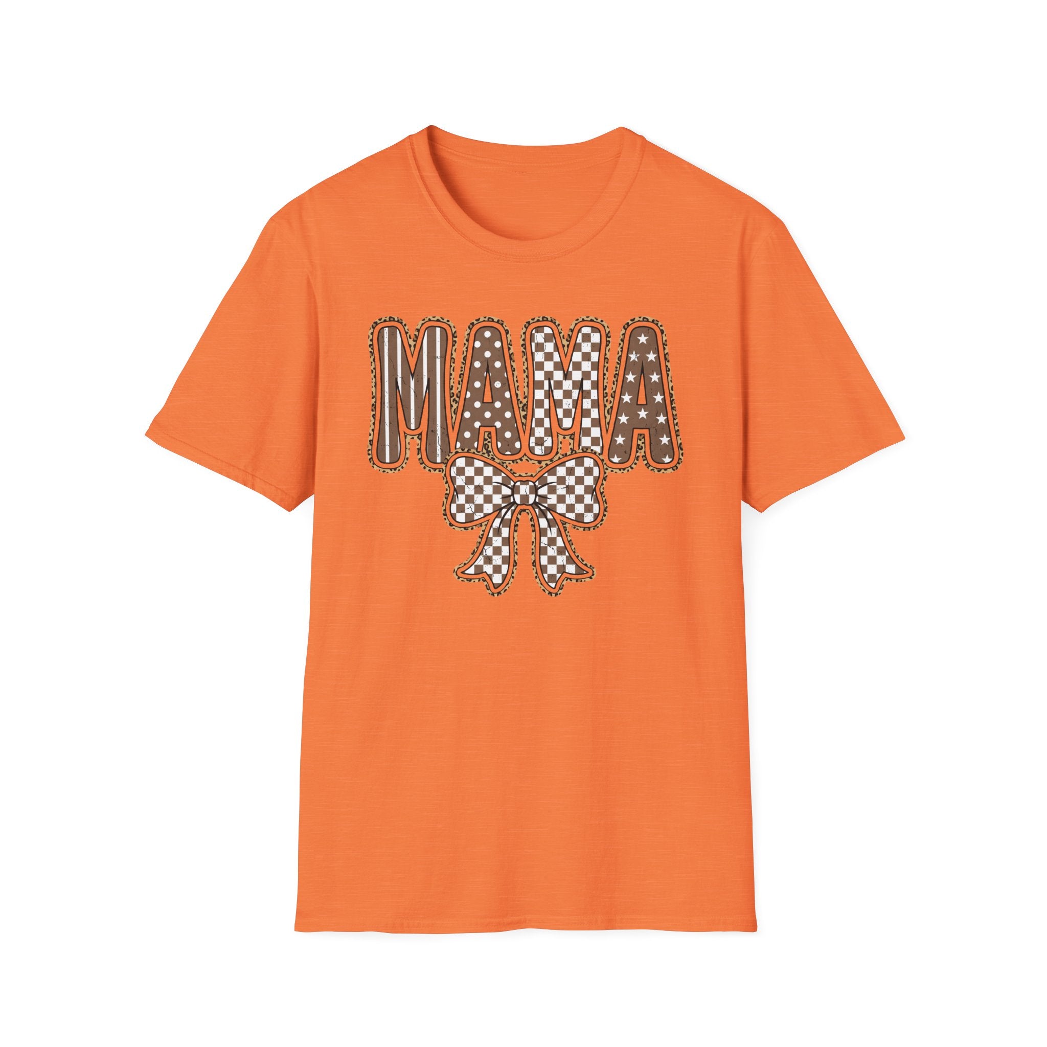 Mama Graphic T-Shirt — Polka Dot Lettering with Bow | Mother’s Day Gift