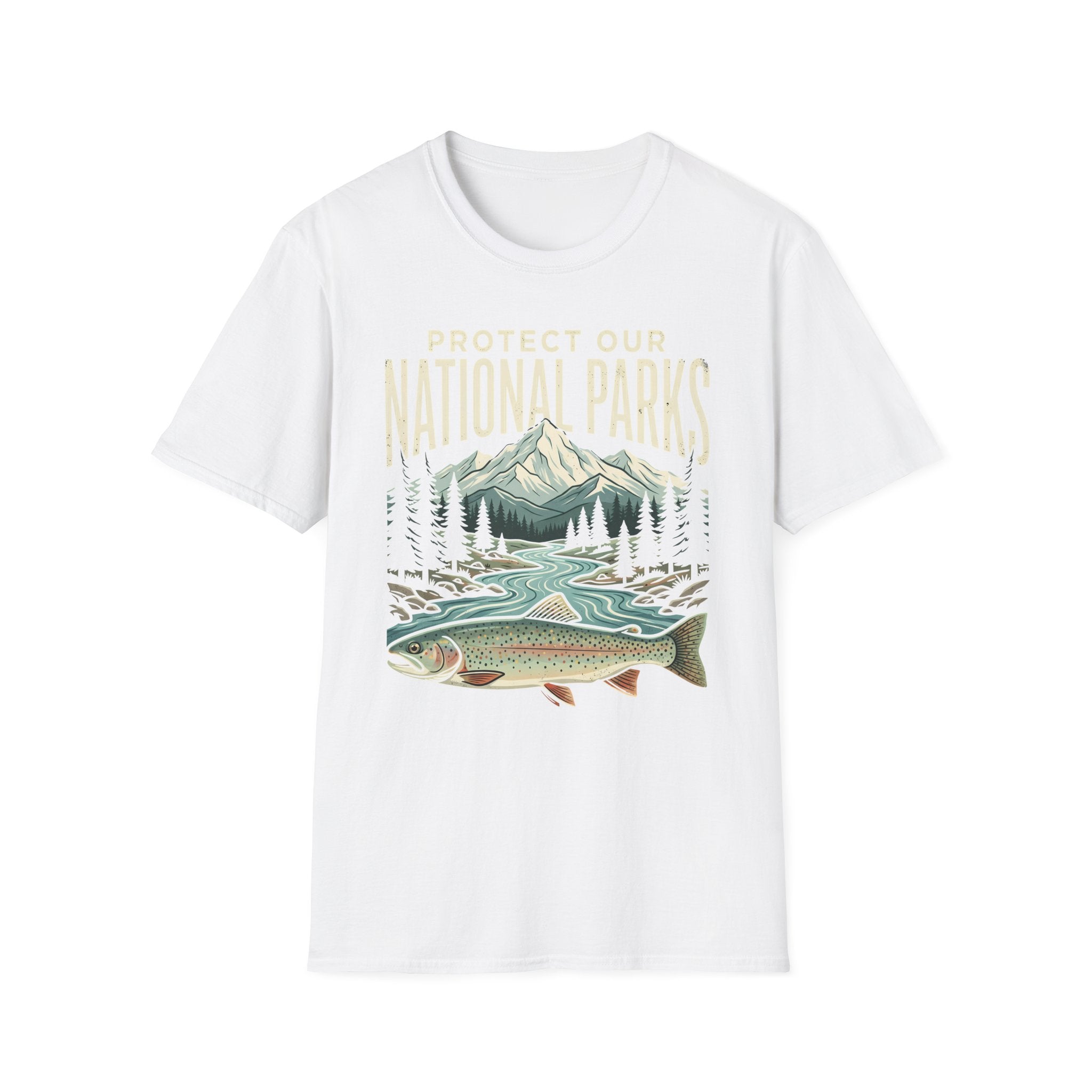 Protect Our National Parks T-Shirt — Vintage Mountain & Trout Outdoor Tee