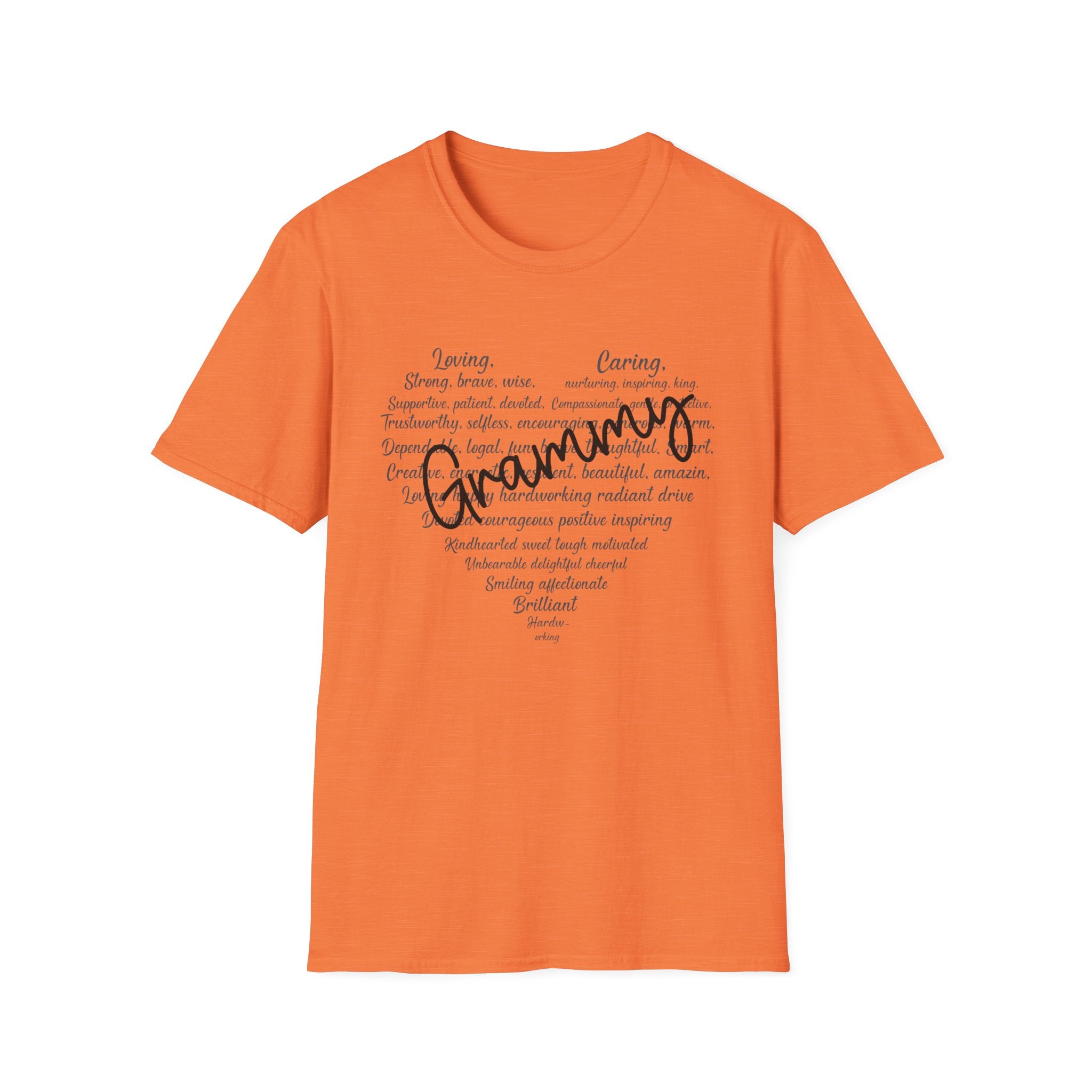 Grammys Heart Word Cloud T-Shirt — Music Awards Fan Tee