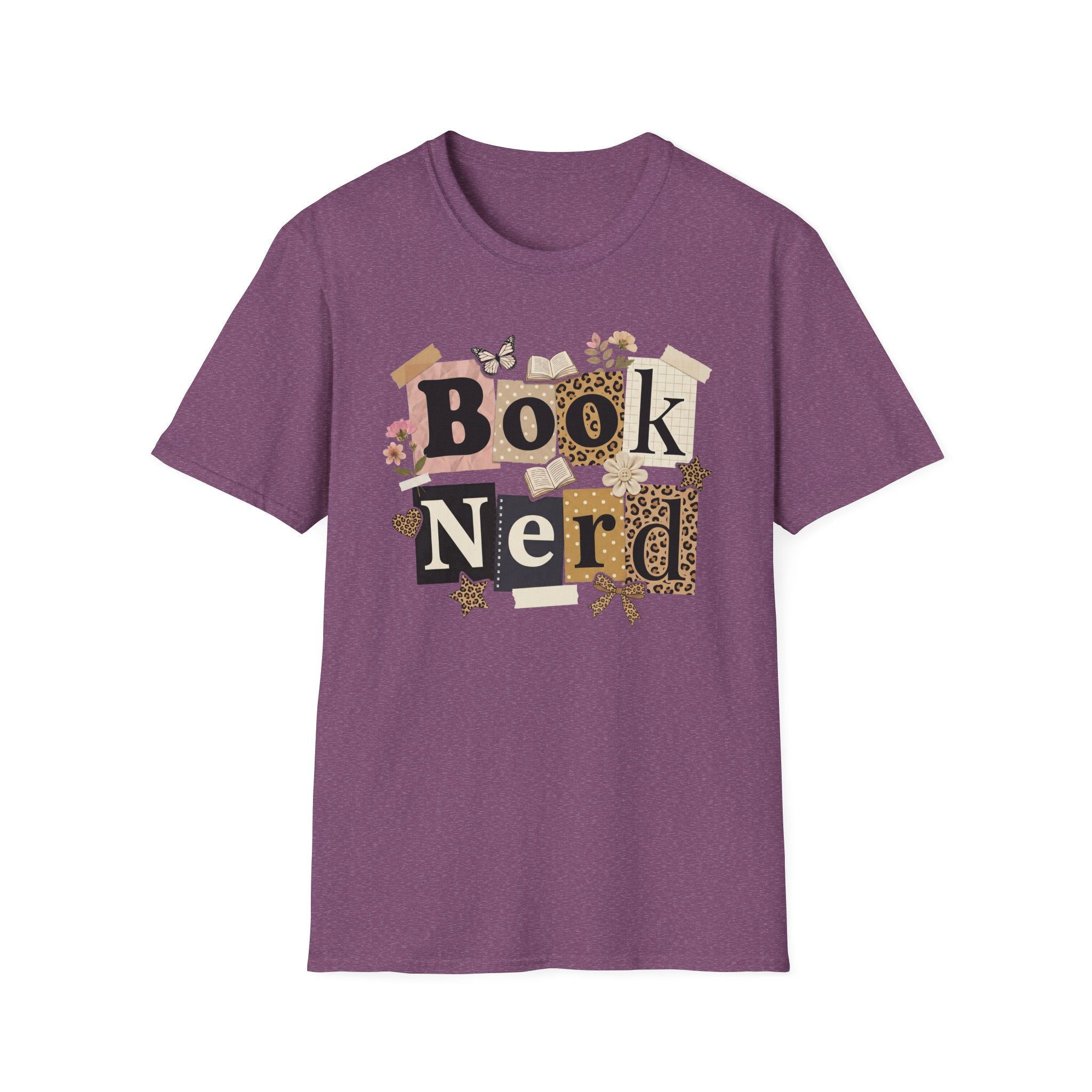 Book Nerd T-Shirt — Vintage Collage Reading Lover Tee