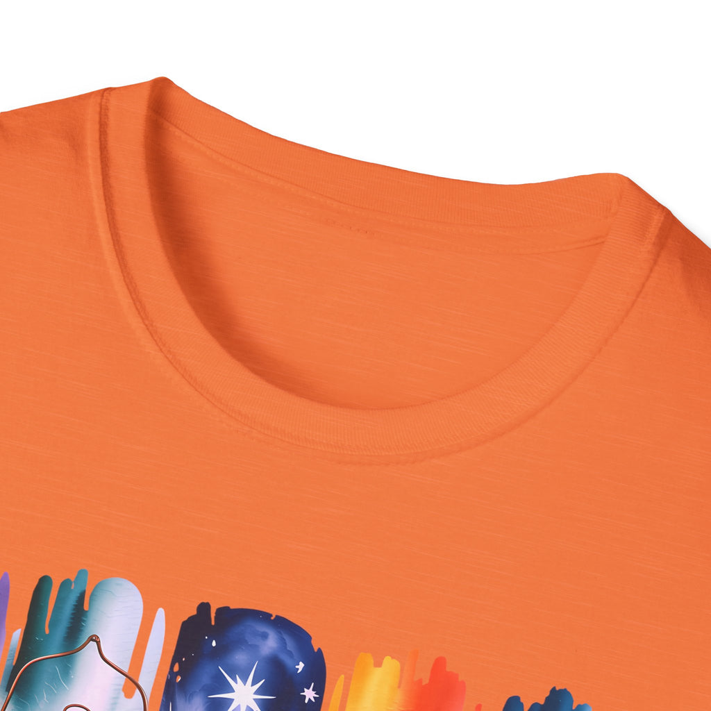 Camping Mode T-Shirt — Watercolor Campfire Lantern Tent Graphic Tee