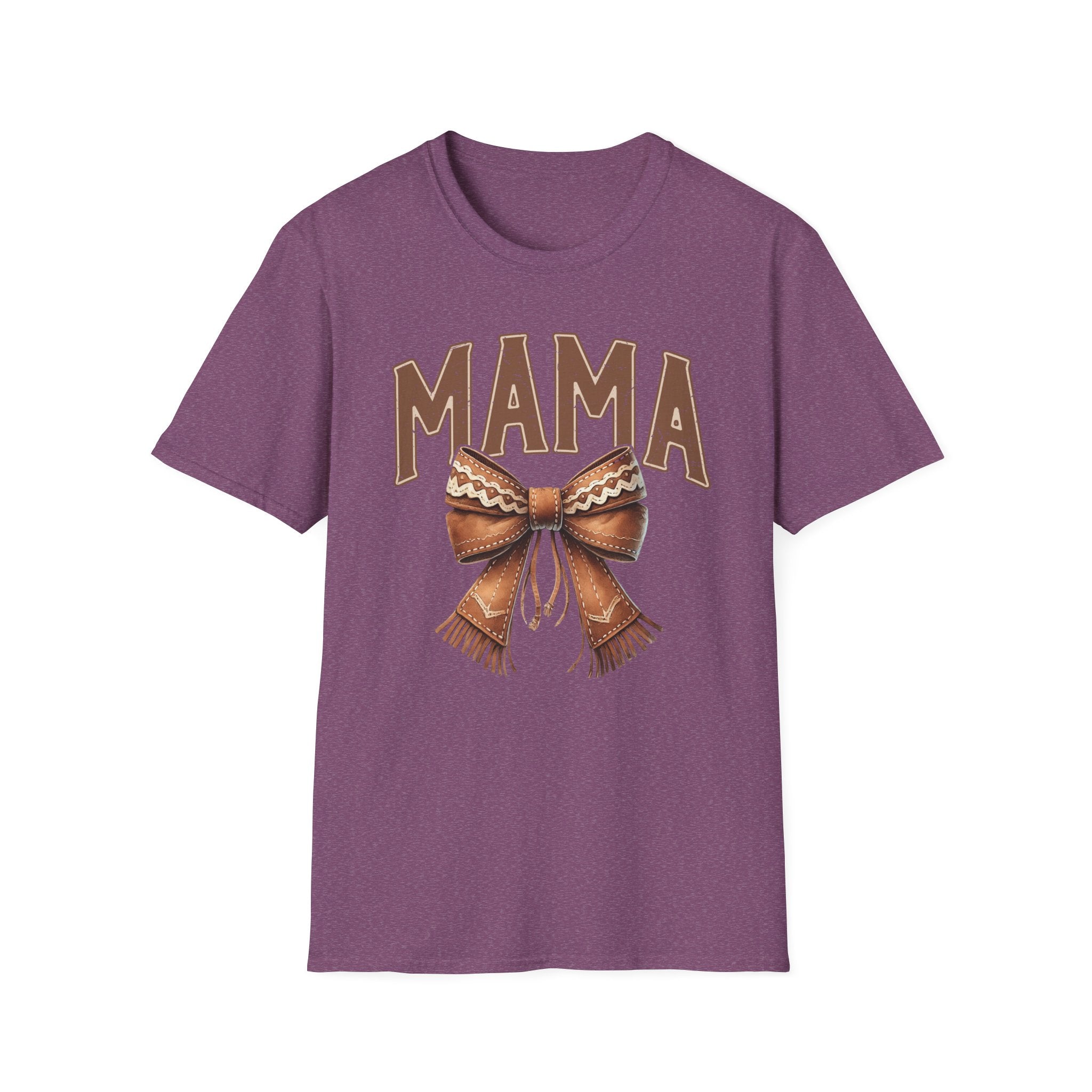 Mama Bow T-Shirt — Vintage Rustic Mom Graphic Tee for Mother's Day