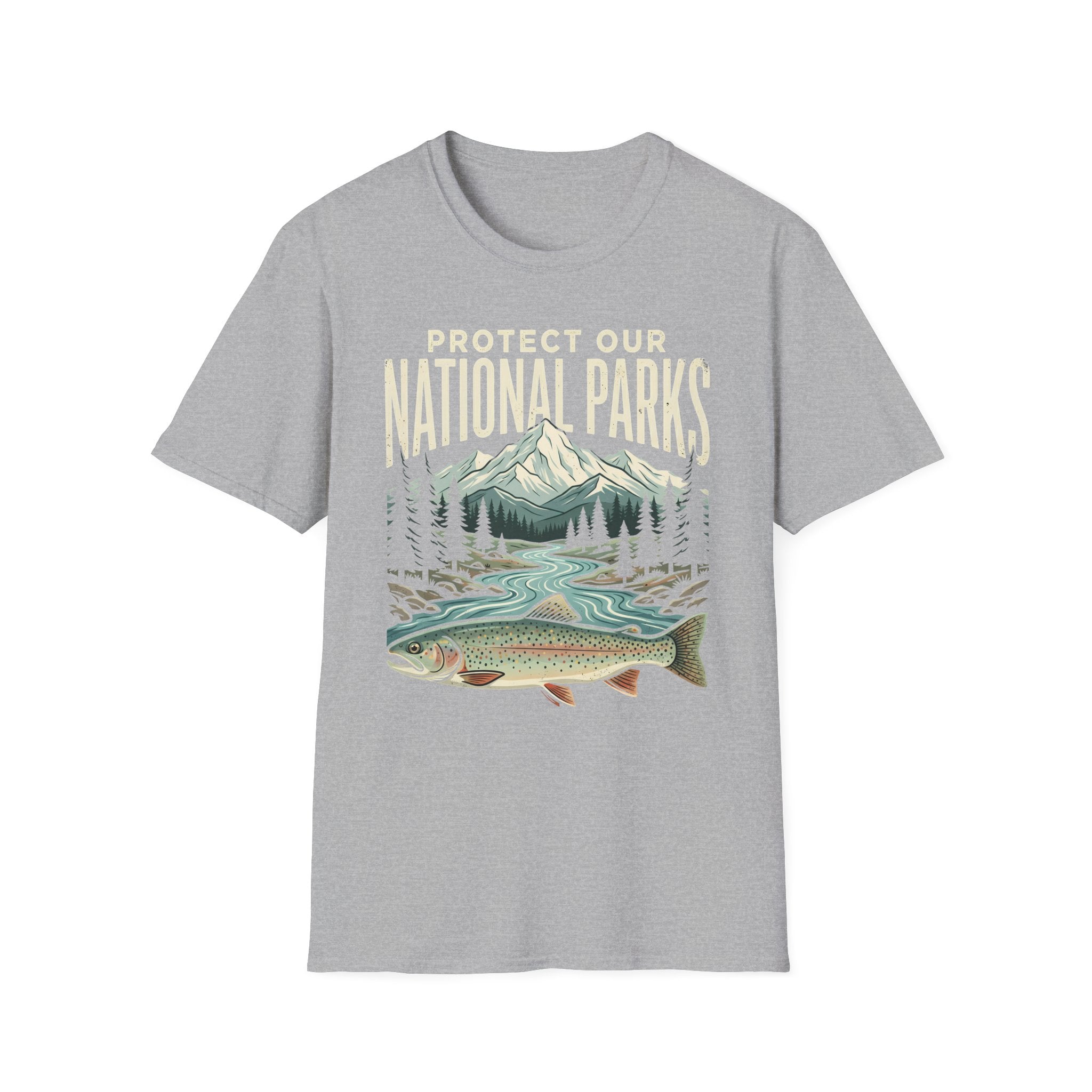 Protect Our National Parks T-Shirt — Vintage Mountain & Trout Outdoor Tee