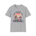 Faith-Based Graphic T-Shirt — "When All Else Fails, God Doesn't" Desert Sunset Design