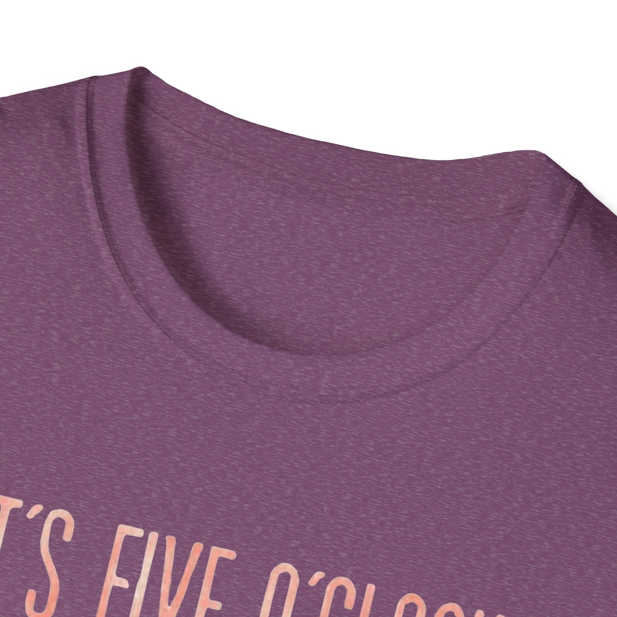 T-Shirt: "It’s Five O’Clock Somewhere" Pastel Vacation Tee