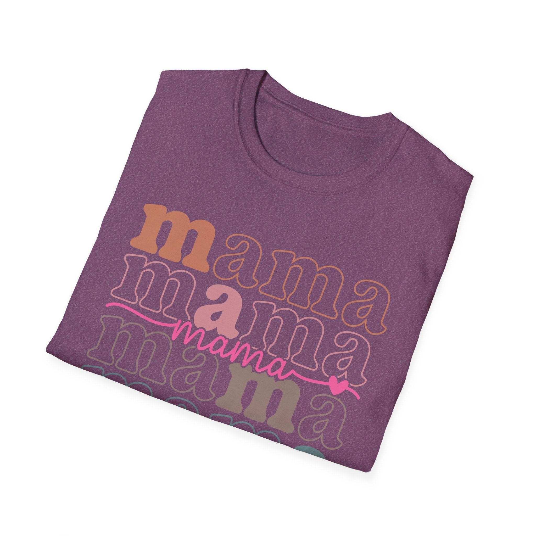 Mama Retro Stack T-Shirt — Feminine Mother’s Day Tee