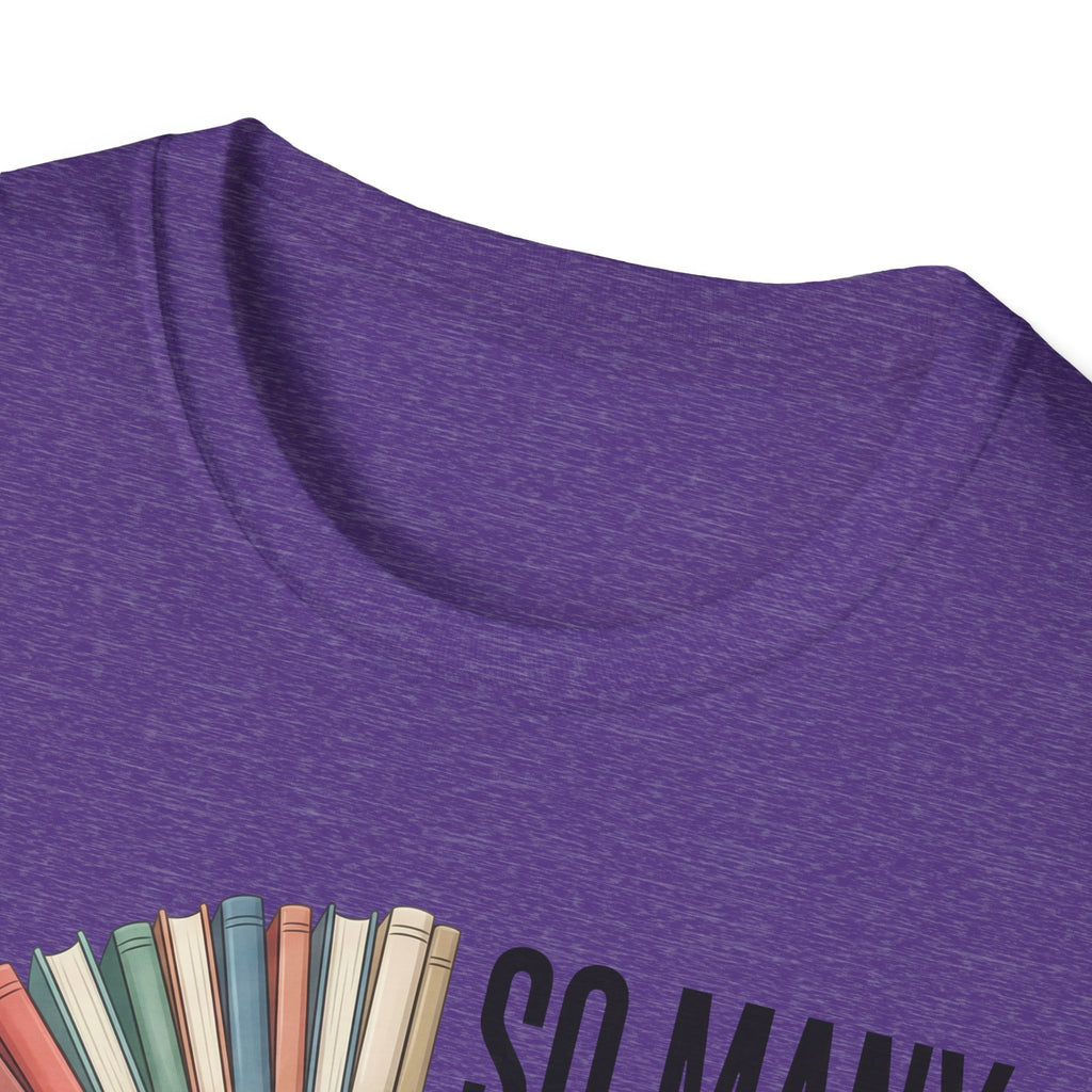 So Many Books So Little Time T-Shirt — Reader Clock Graphic Tee