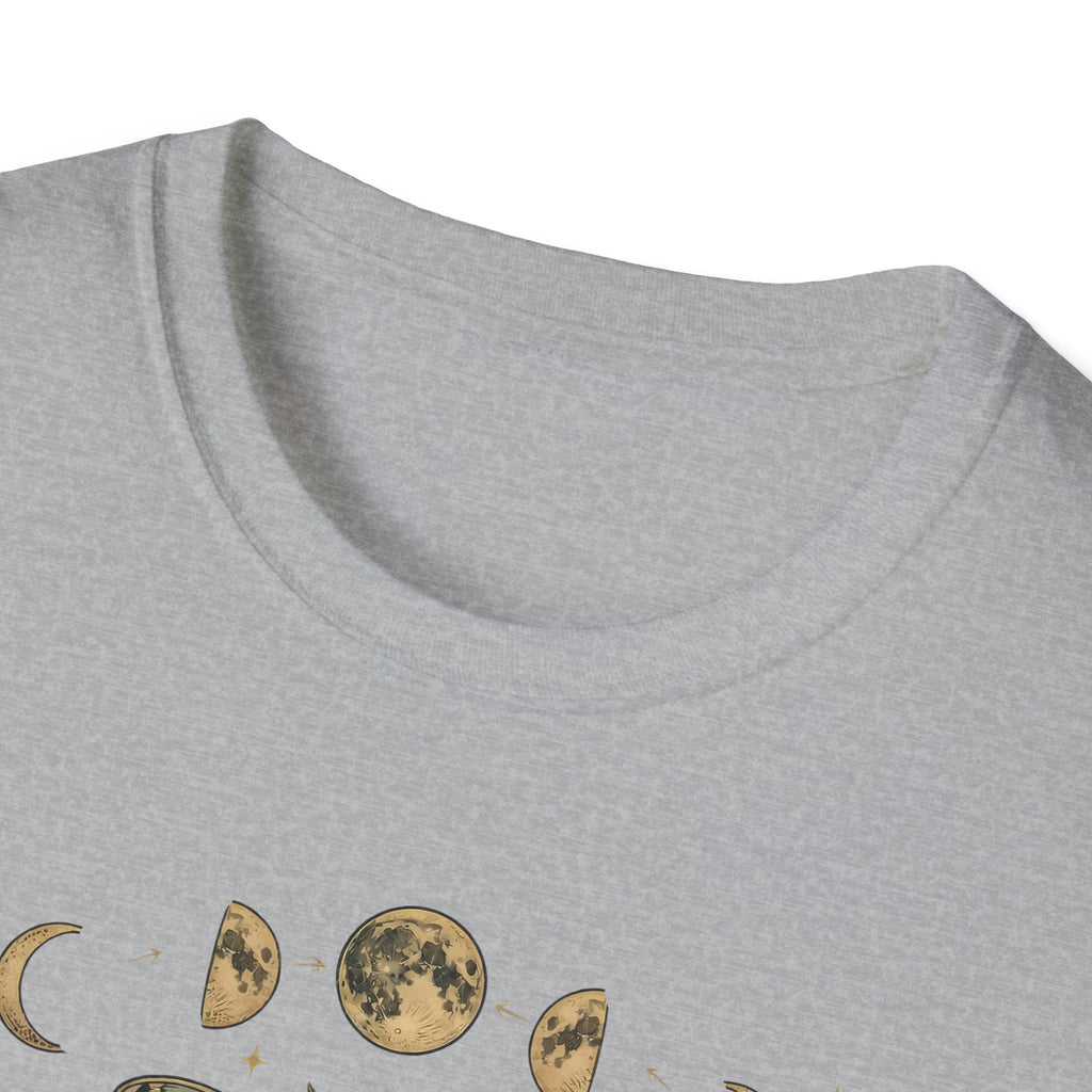 Moth & Moon Botanical T-Shirt — Vintage Poppy Moth Graphic Tee