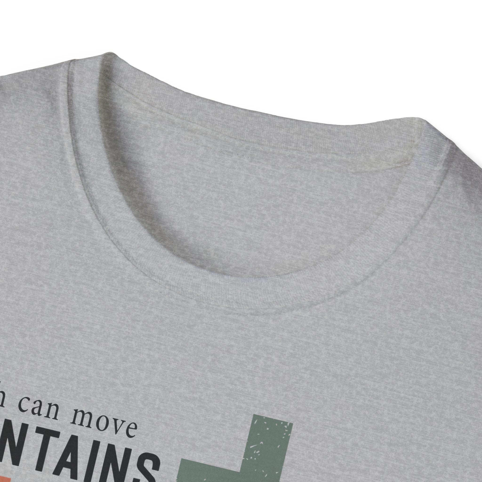 Faith Mountains T-Shirt — Matthew 17:20 Christian Inspirational Tee