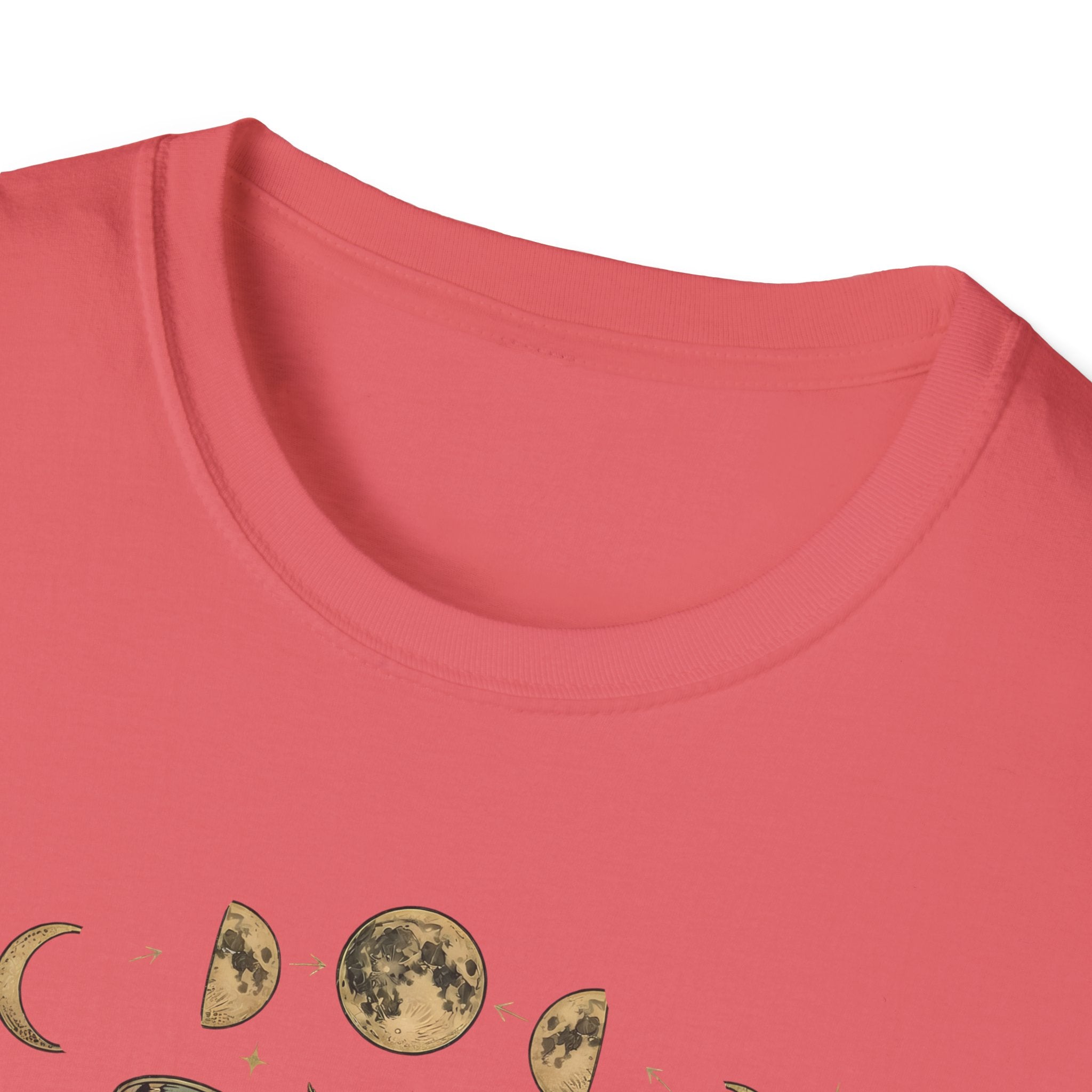 Moth & Moon Botanical T-Shirt — Vintage Poppy Moth Graphic Tee