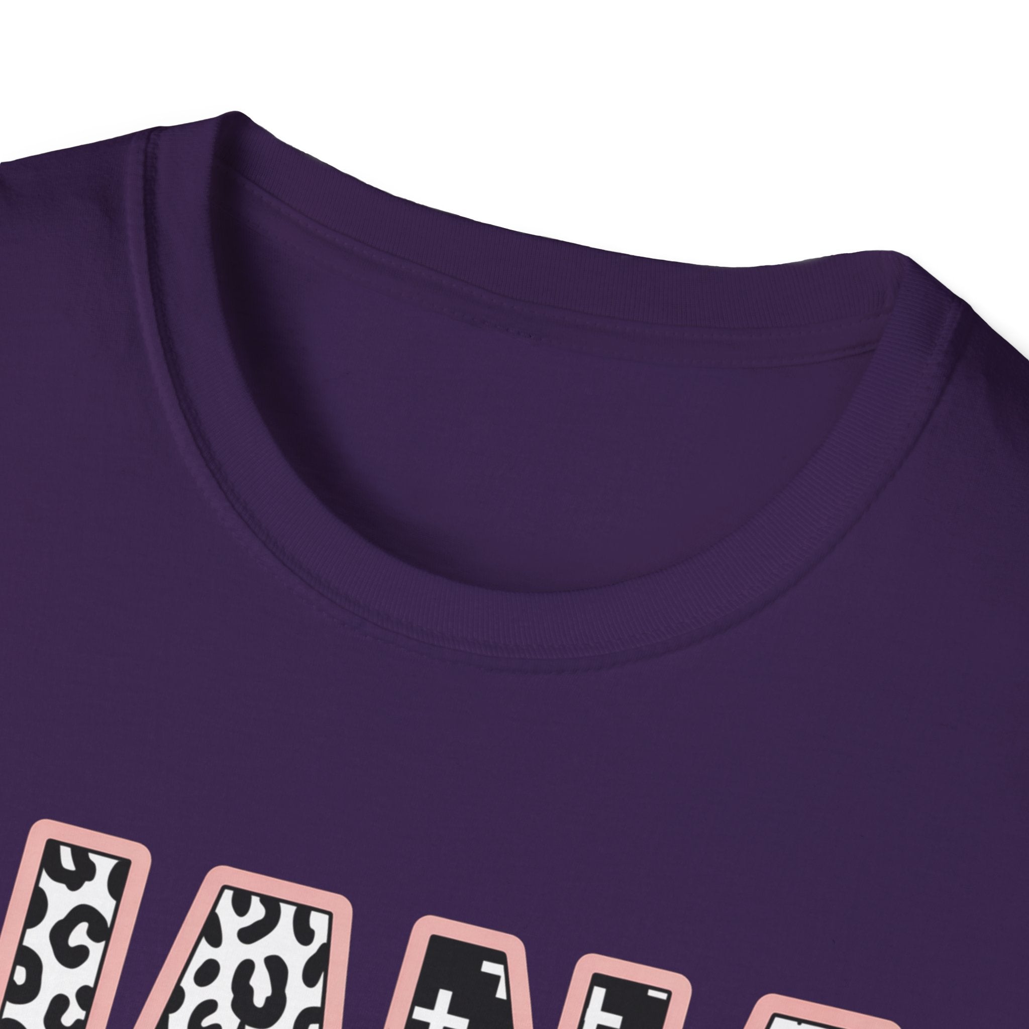 Nana Leopard & Stars T-Shirt — Personalized 'Nana' Graphic Tee for Grandmothers
