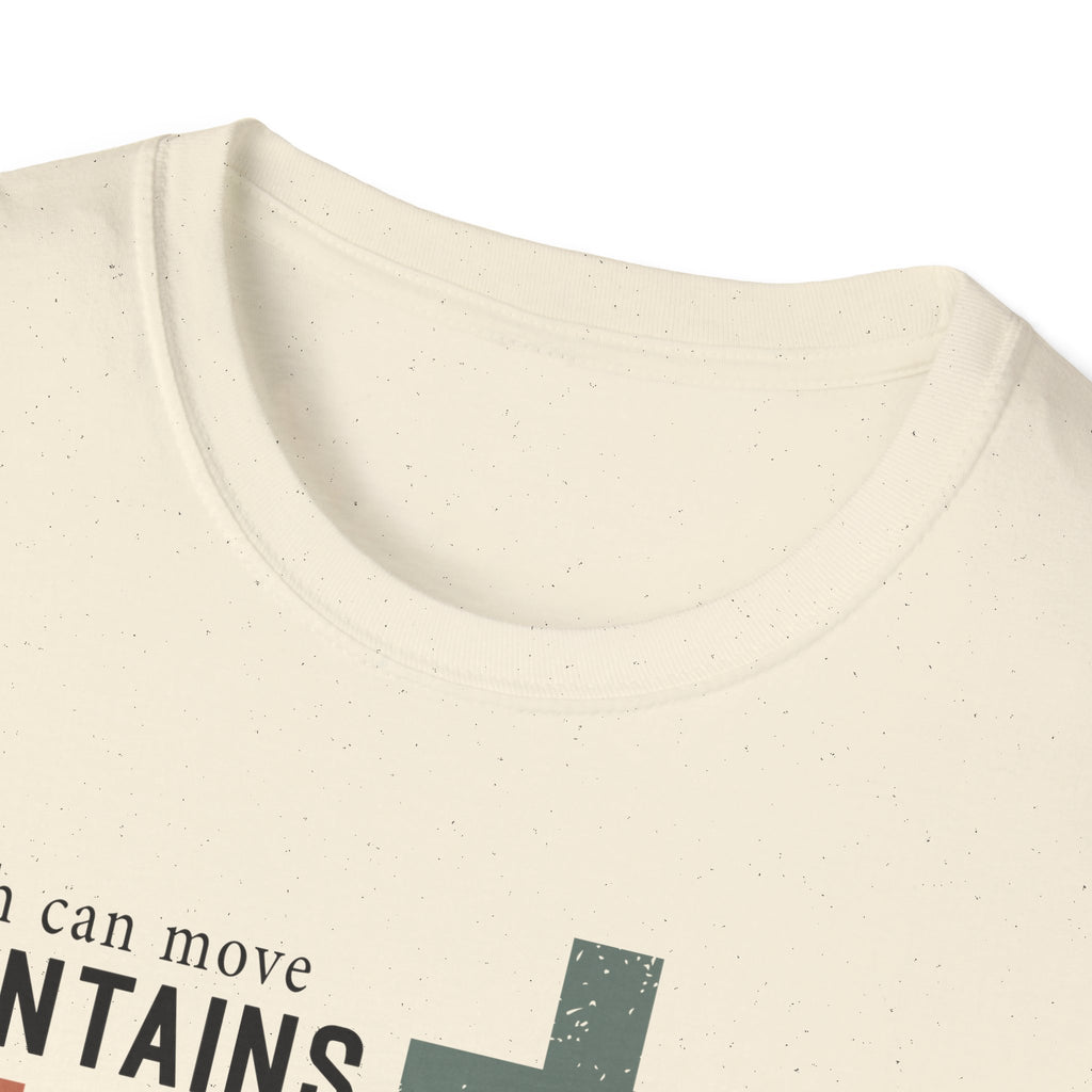 Faith Mountains T-Shirt — Matthew 17:20 Christian Inspirational Tee