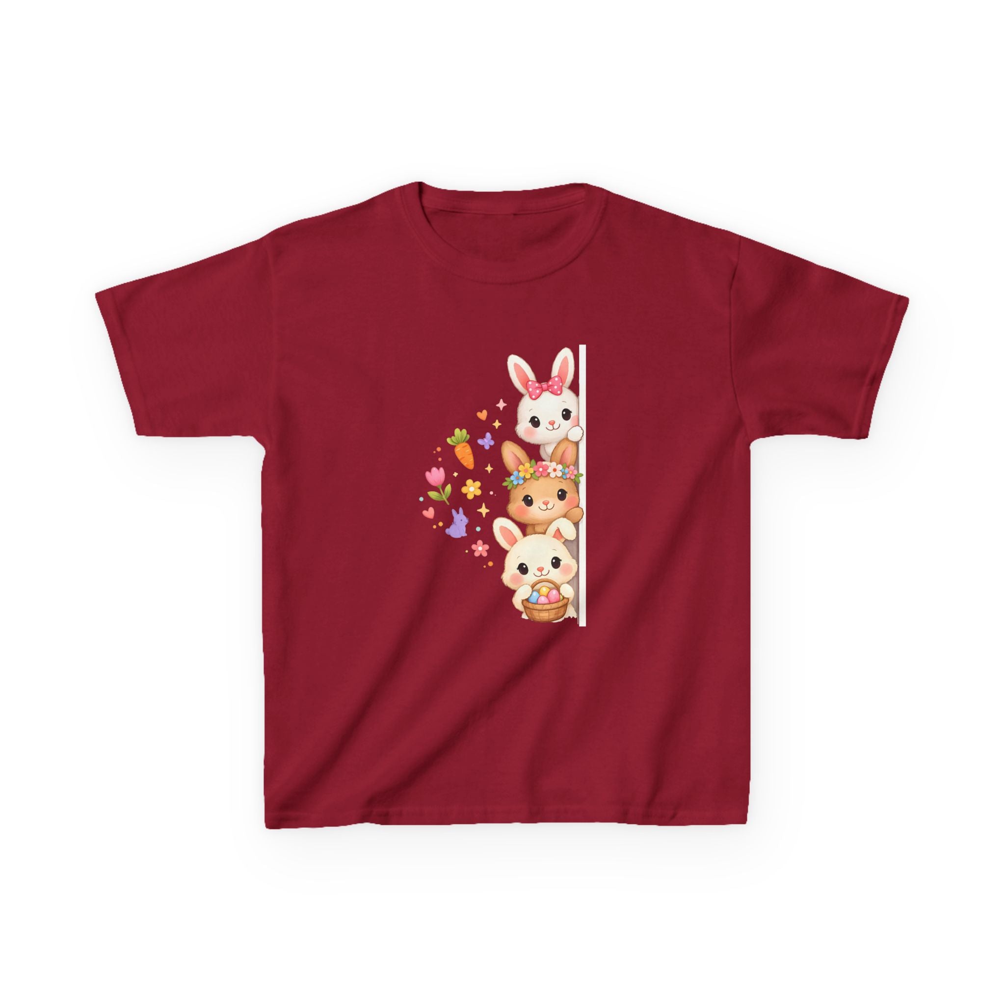 Kids Tee — Cute Stacked Woodland Animals with Bunnies & Squirrel Design