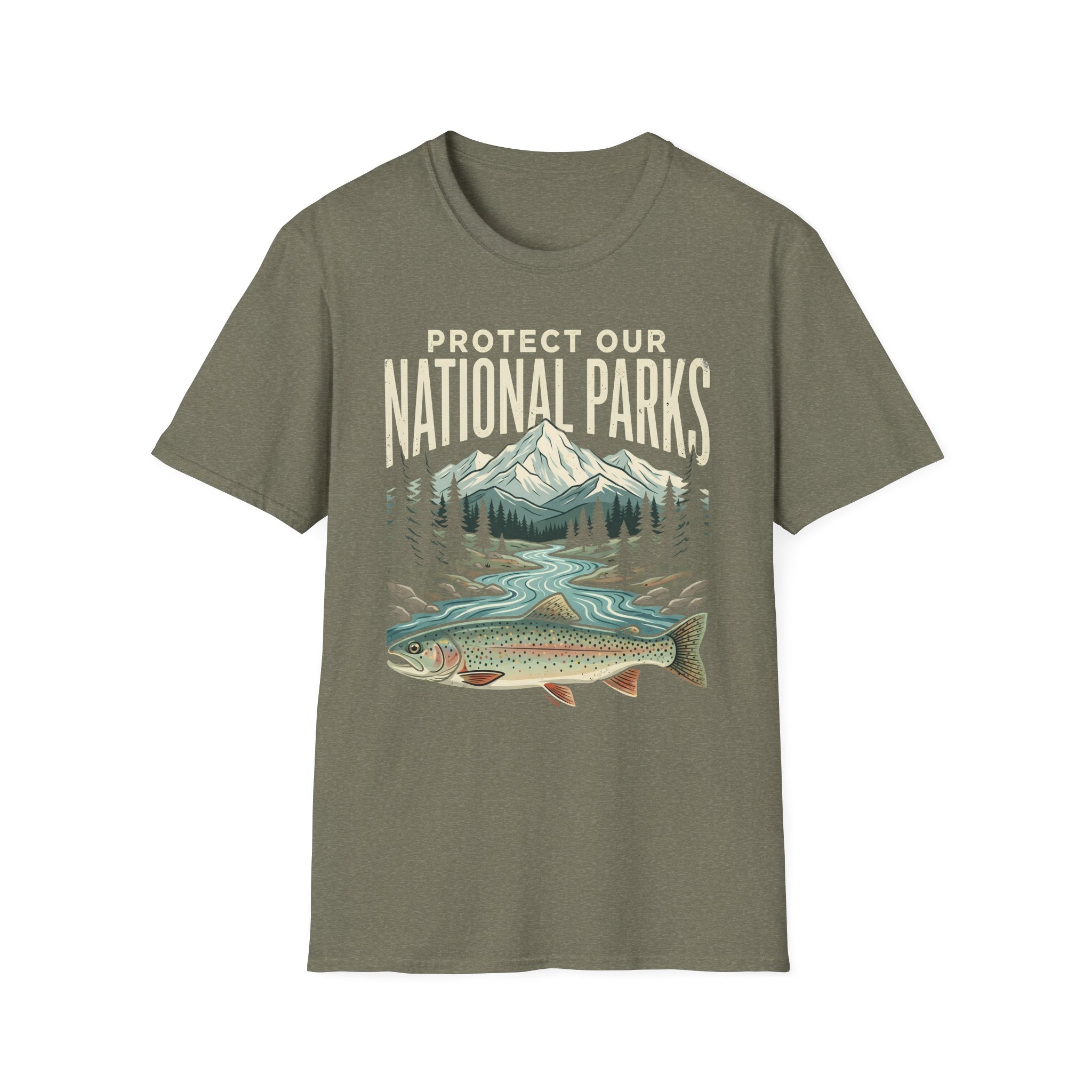 Protect Our National Parks T-Shirt — Vintage Mountain & Trout Outdoor Tee