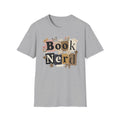 Book Nerd T-Shirt — Vintage Collage Reading Lover Tee