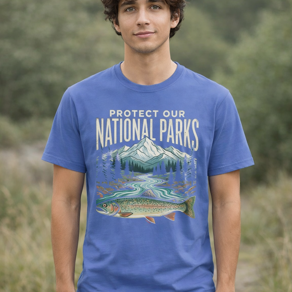 Protect Our National Parks T-Shirt — Vintage Mountain & Trout Outdoor Tee