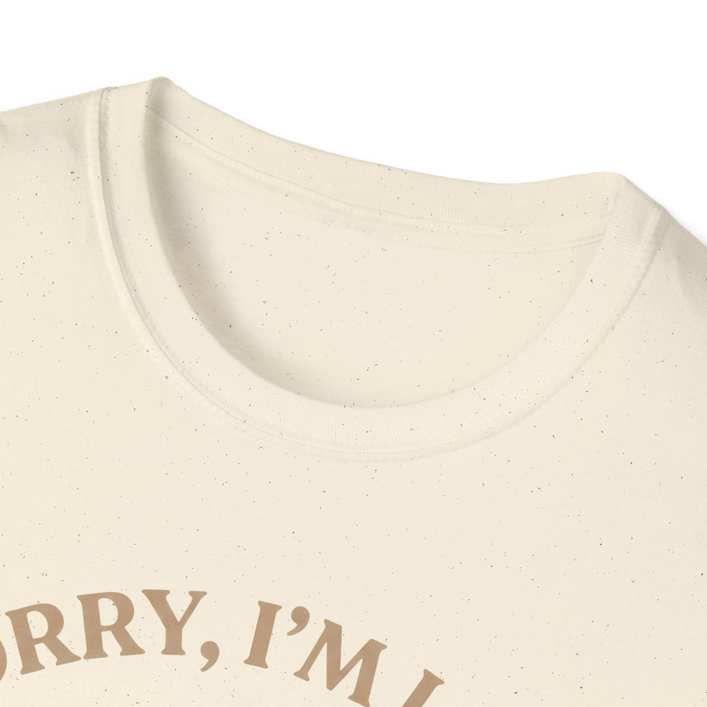 Thrifting Goose T‑Shirt — "Sorry I'm Late I Was Busy Thrifting" Vintage Bike Design