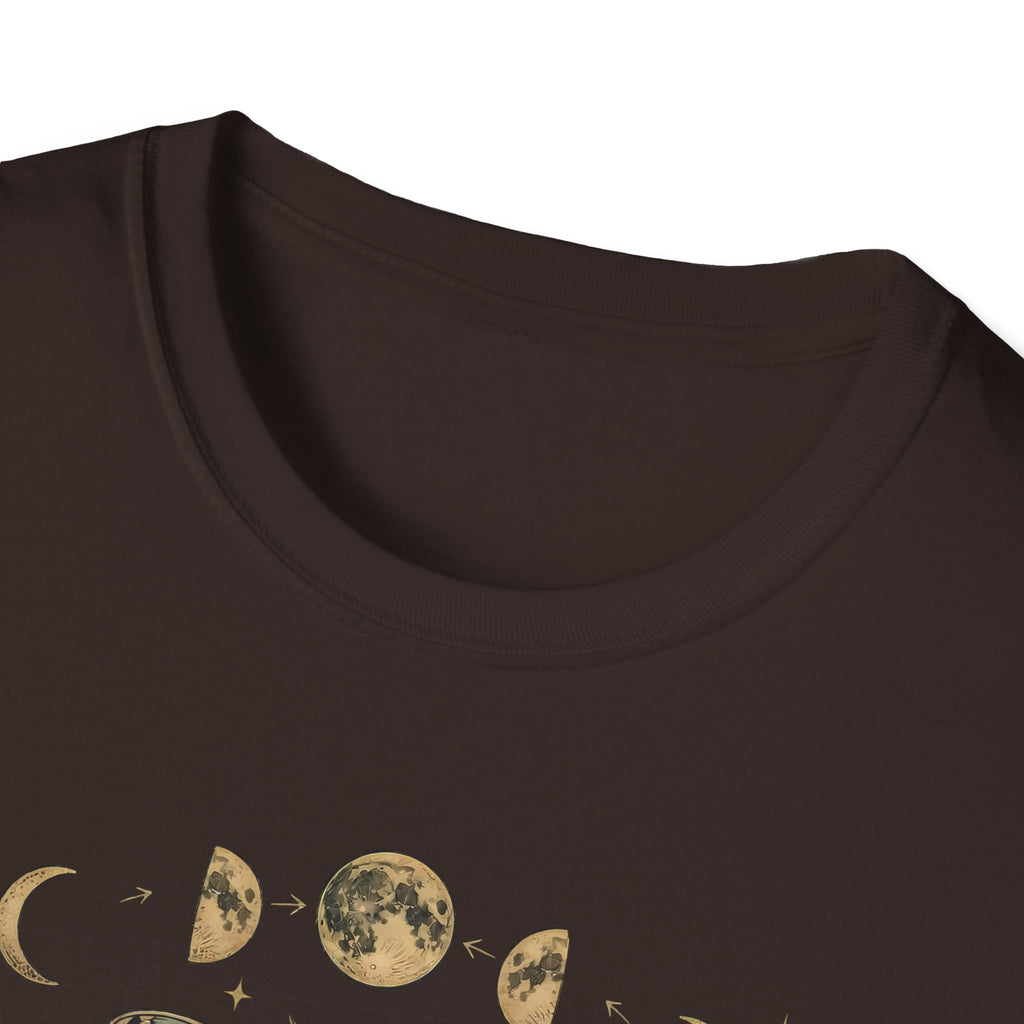 Moth & Moon Botanical T-Shirt — Vintage Poppy Moth Graphic Tee