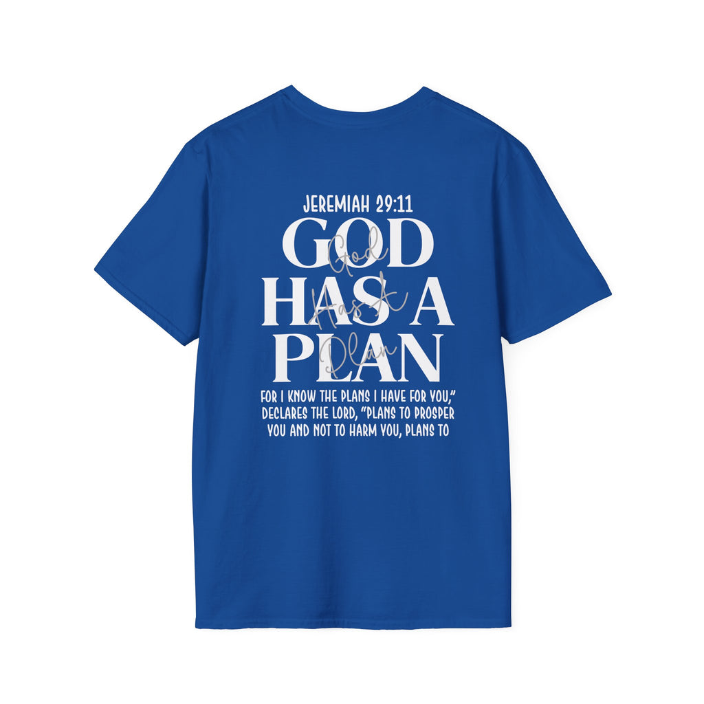 God Has a Plan T-Shirt — Jeremiah 29:11 Christian Faith Tee