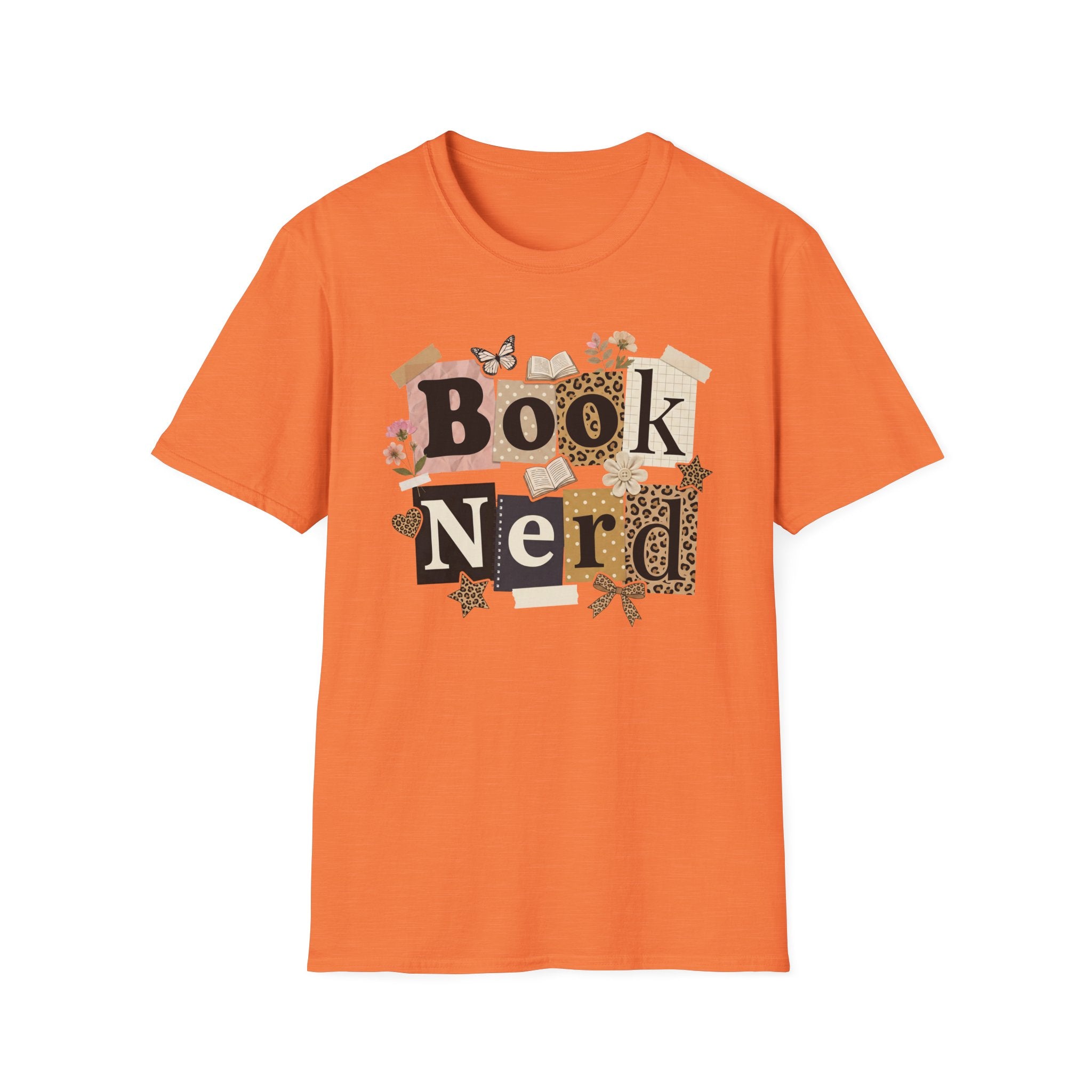 Book Nerd T-Shirt — Vintage Collage Reading Lover Tee