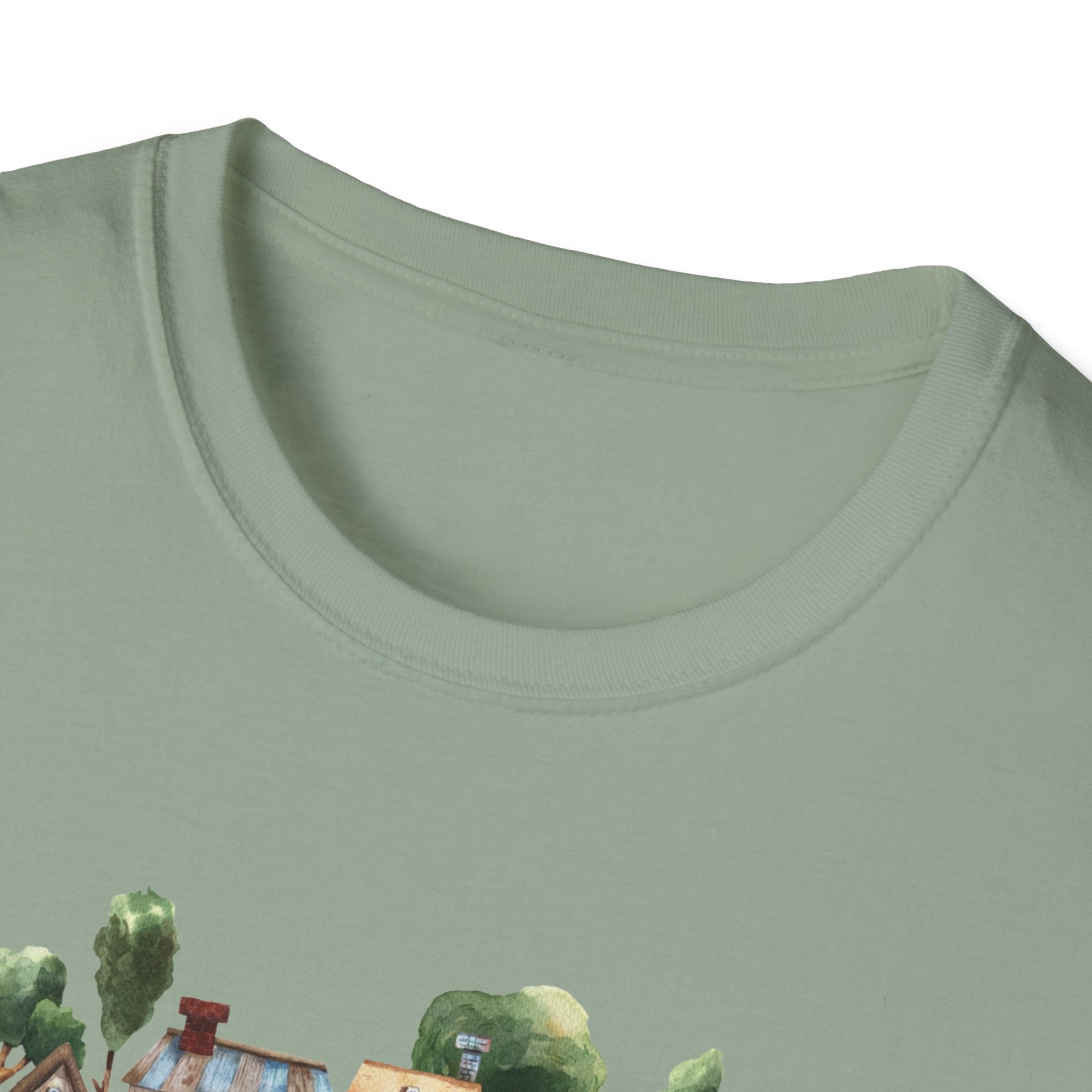 Neighborhood Houses T-Shirt — "Mr. Rogers did not adequately prepare me for the people in my neighborhood"
