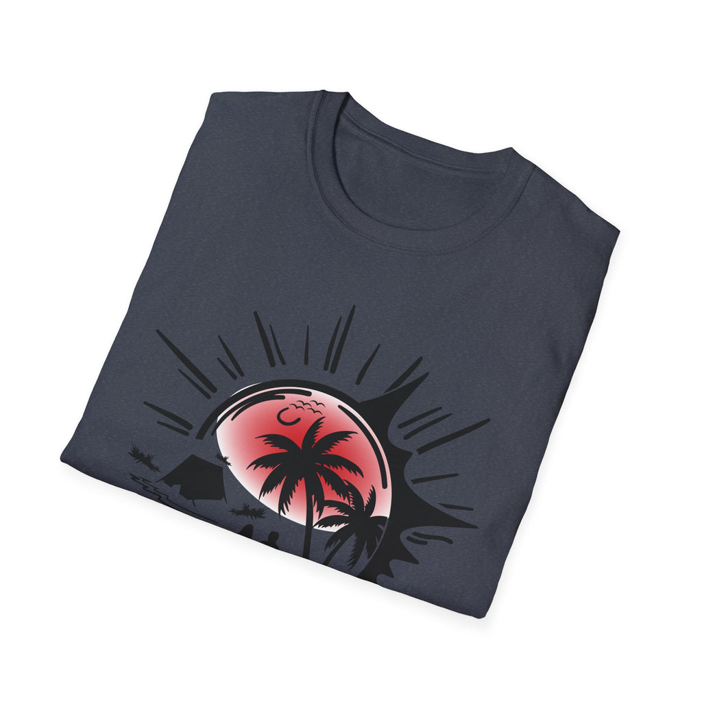 T-Shirt — Tropical Sunset Beach Graphic Tee